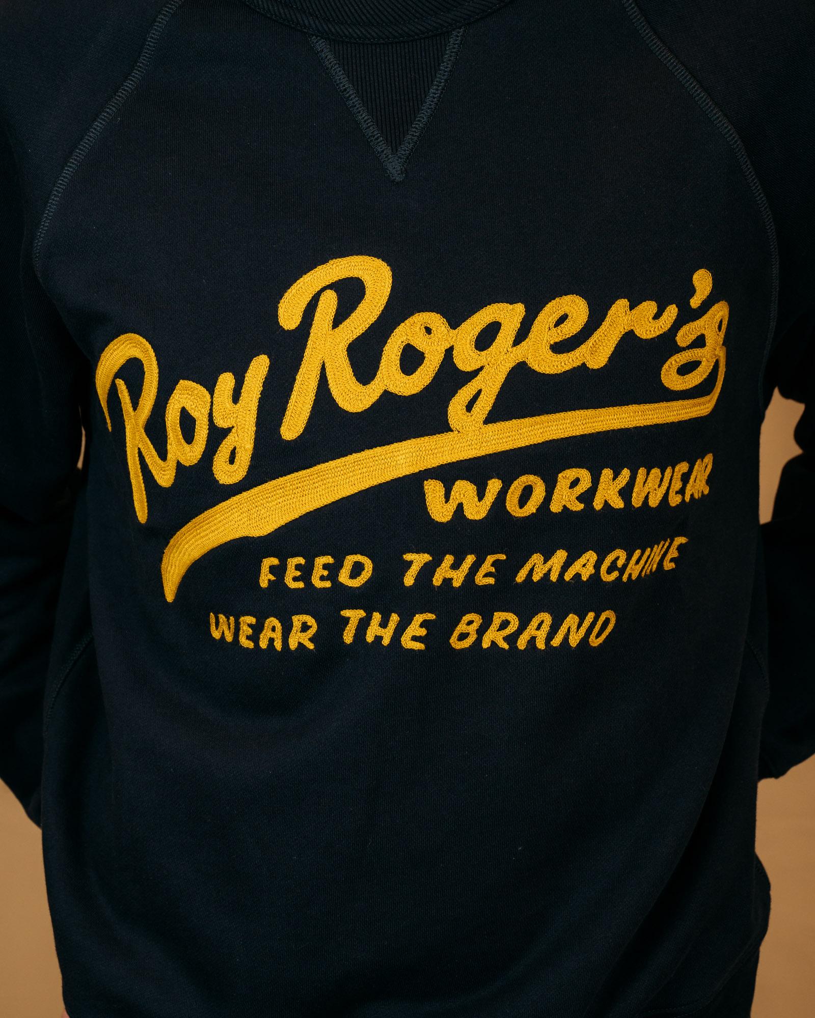 Felpa Crew Og Navy RRW022CR260124 C0048 Roy Roger's Workwear 