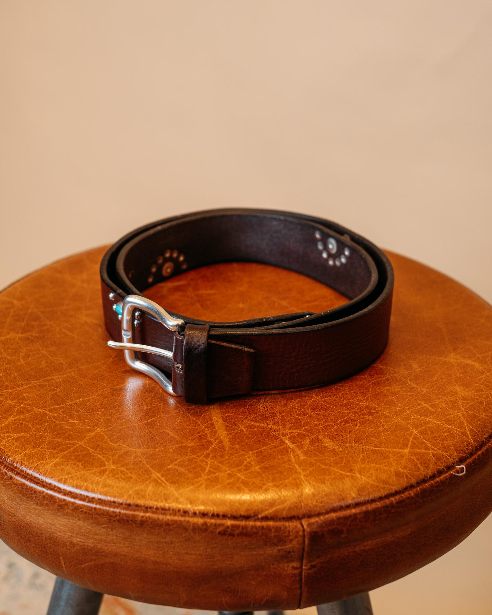 Cintura in Pelle Moro 753/35 MO Alberto Luti 