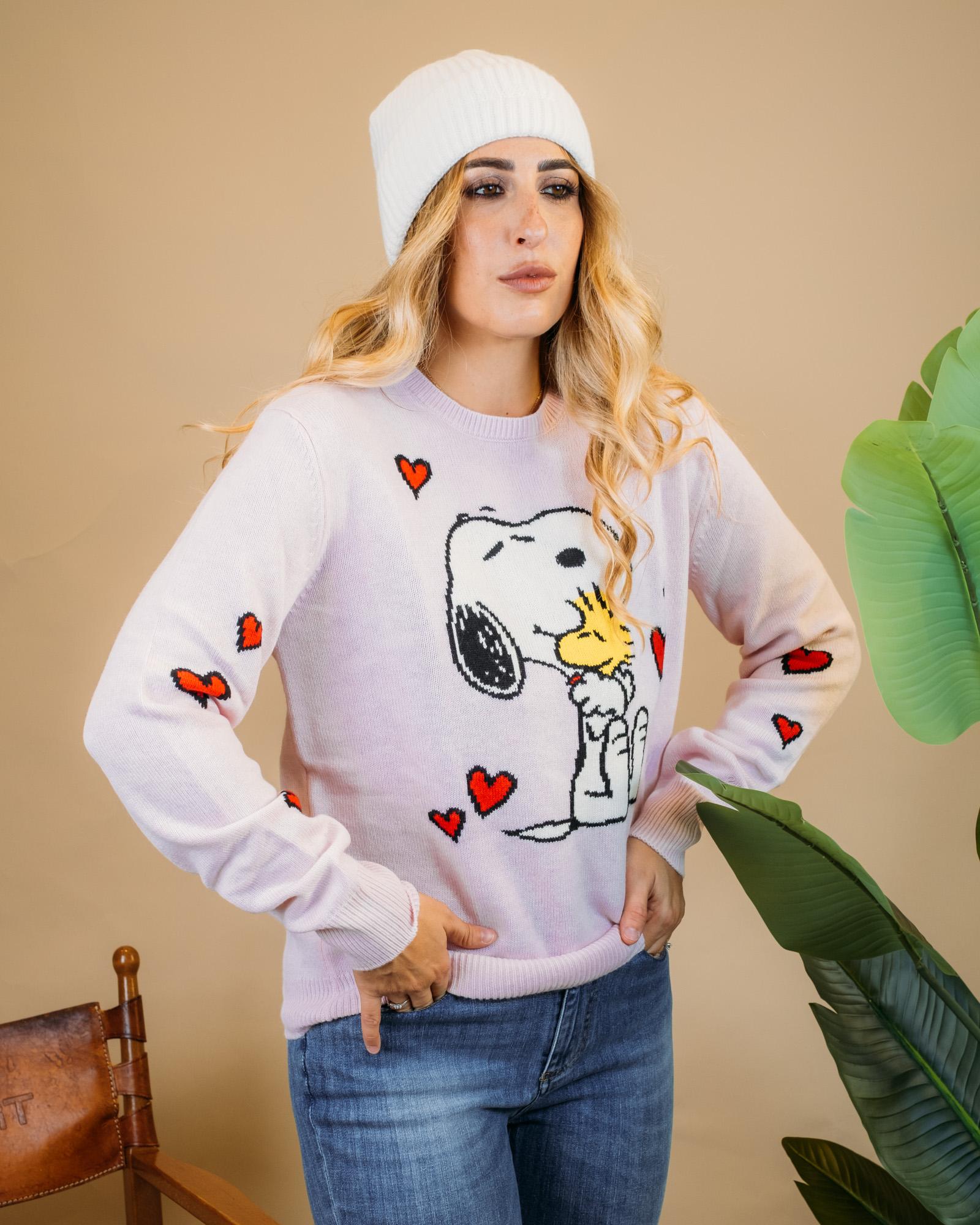 Sweater "Peanuts Love Hugs" NEWQUEEN 00448I MC2 Saint barth 