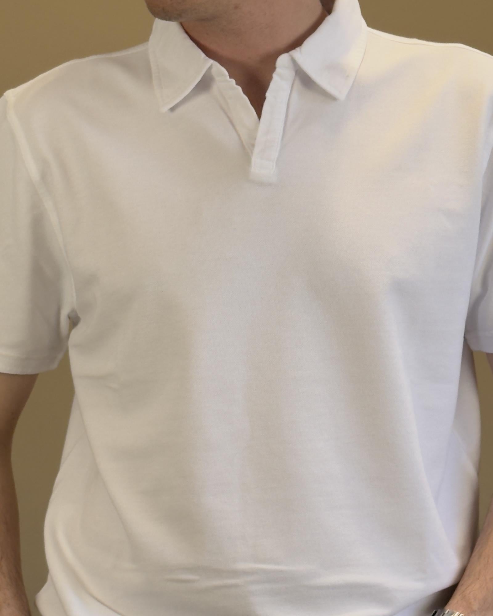 Polo in Piquet BLKM2005 WH Bl'ker