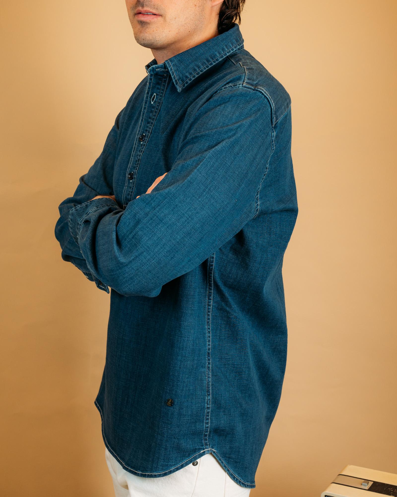 Camicia Cleveland Blue Denim SMDST C27 Impure 