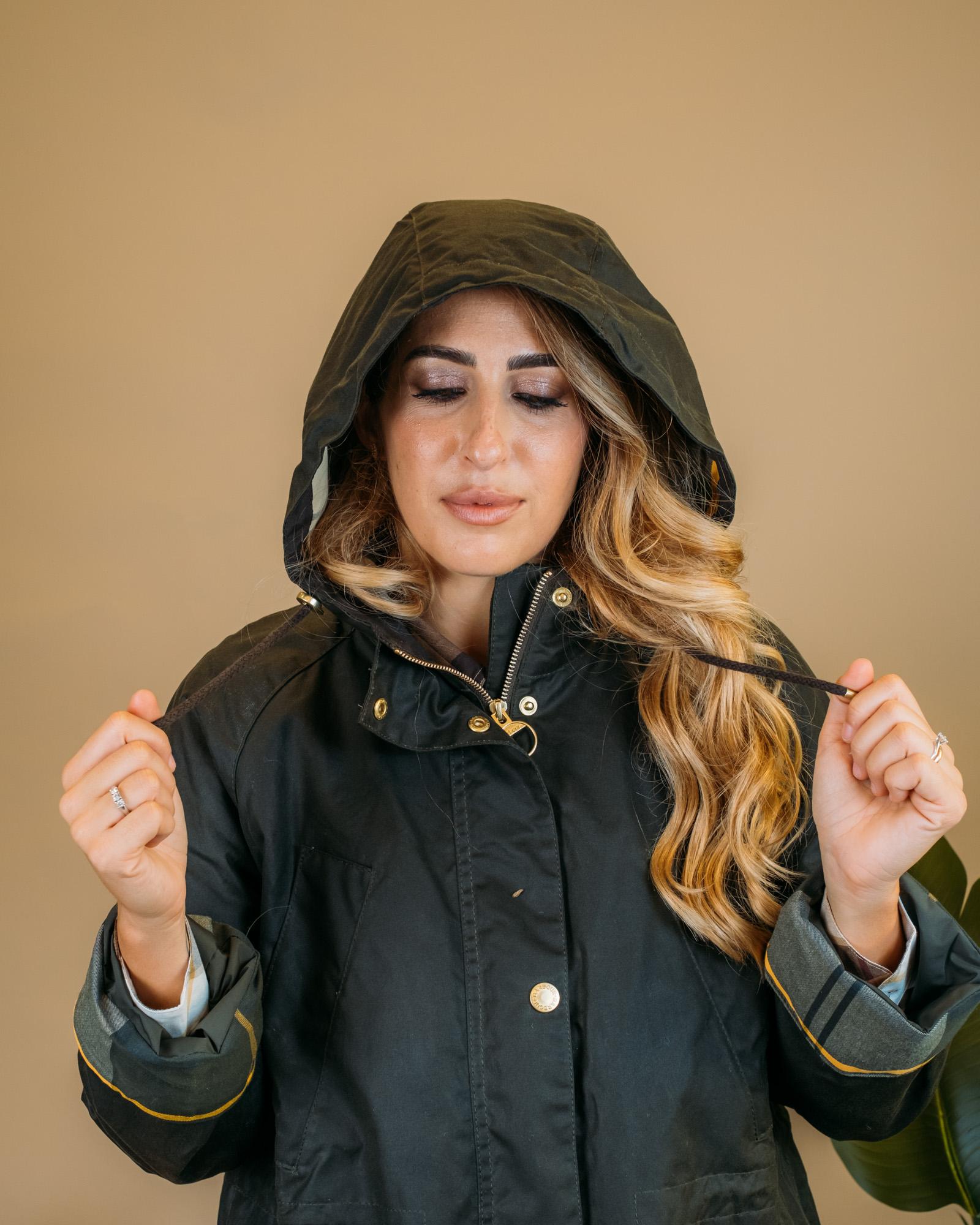 Marcy Wax Parka LWX1456 OL52 Barbour 