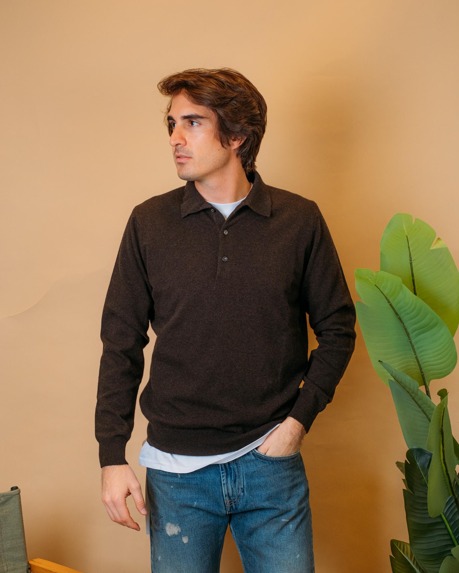 Polo in Lana e Cashmere 1859102 220 Gaffi 