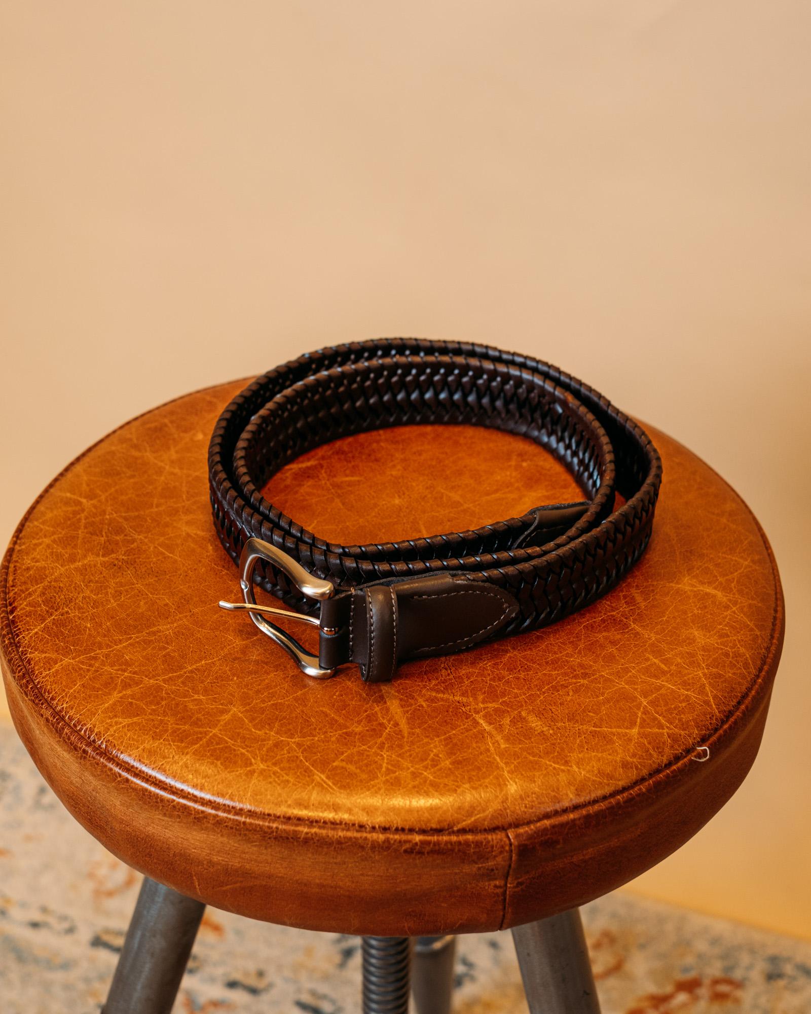 Cintura in Pelle ELASTIC MO Alberto Luti 