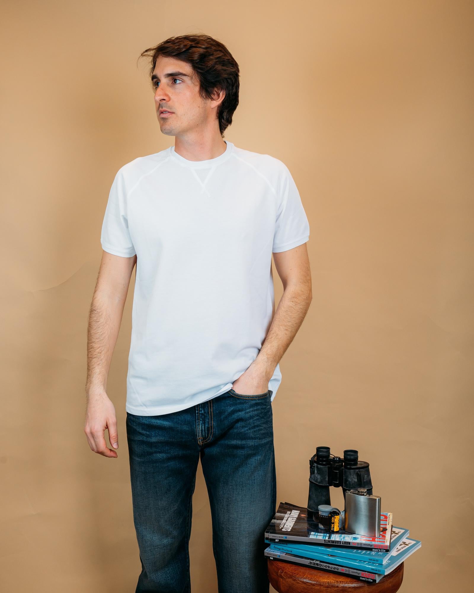 T-shirt Salem Piquet BLKM1006-03 WH Bl'ker 