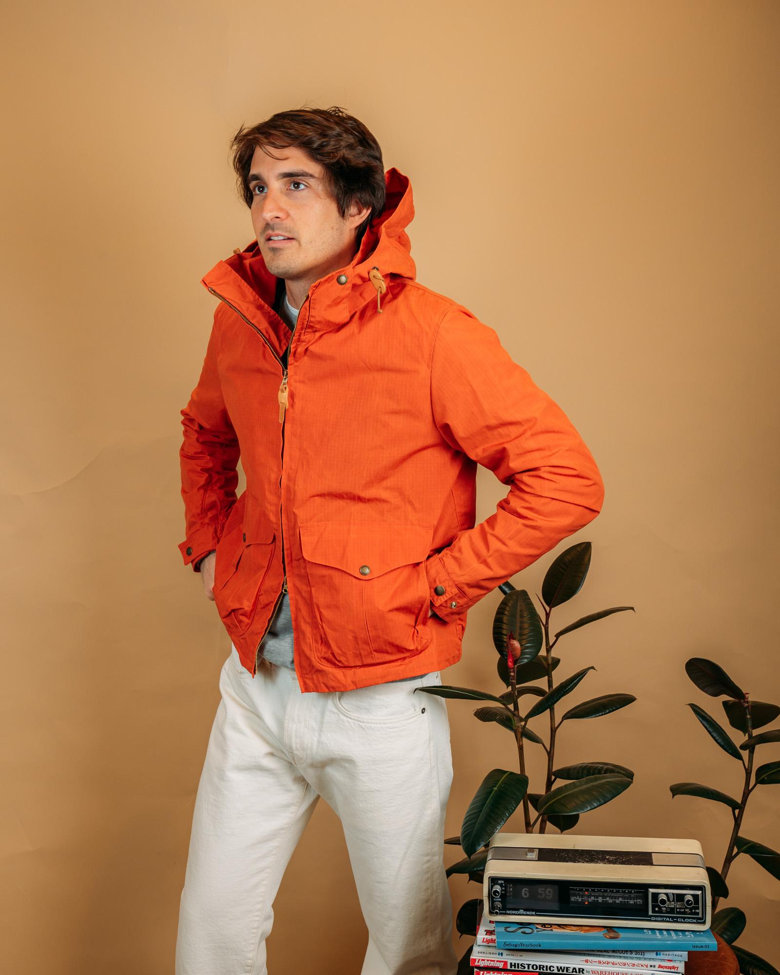 All Seasons Blazer Coat Orange 6038 OR Manifattura Ceccarelli 