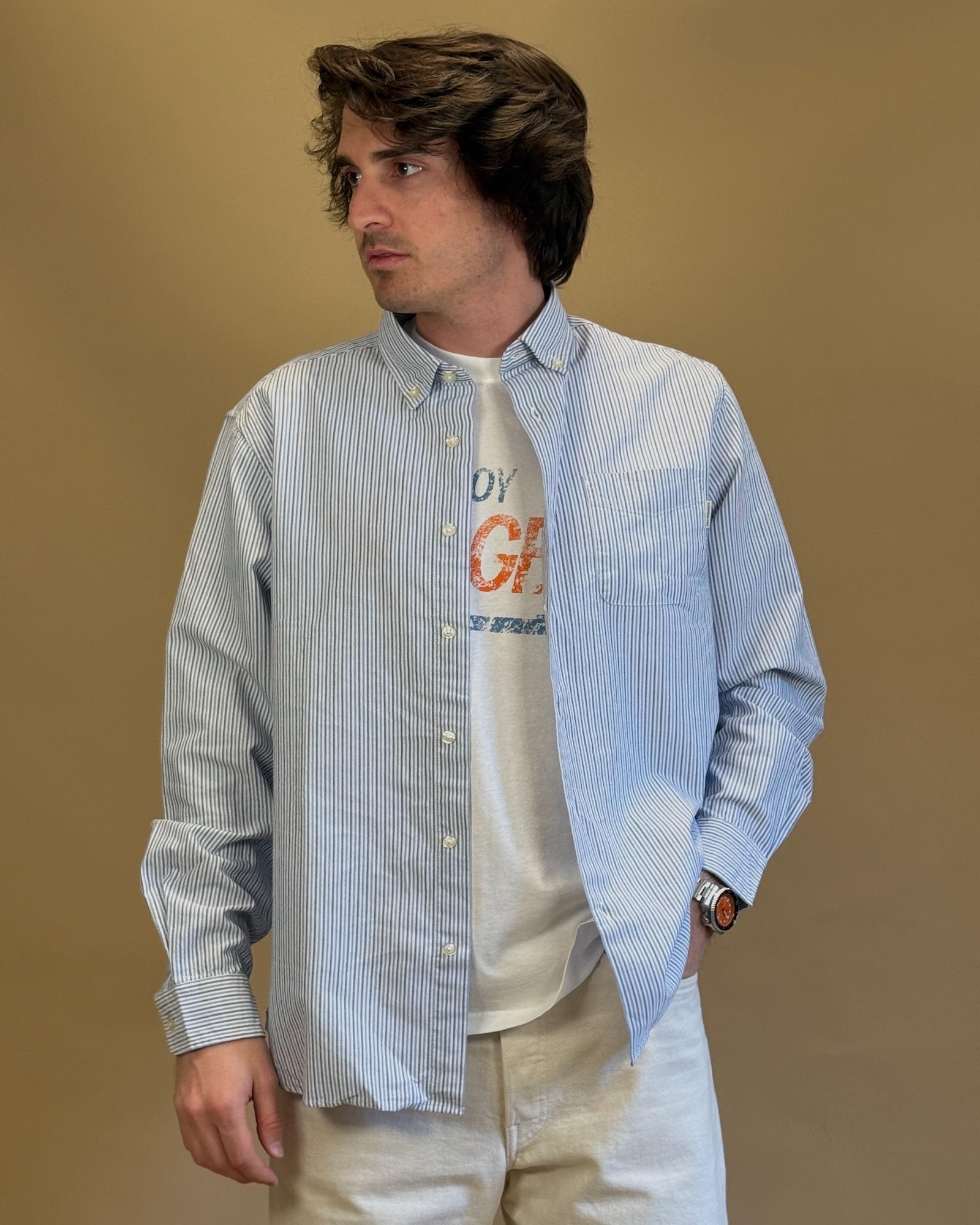 Camicia Oxford in Cotone RRU90059CK670124 C0350 Roy Roger's 