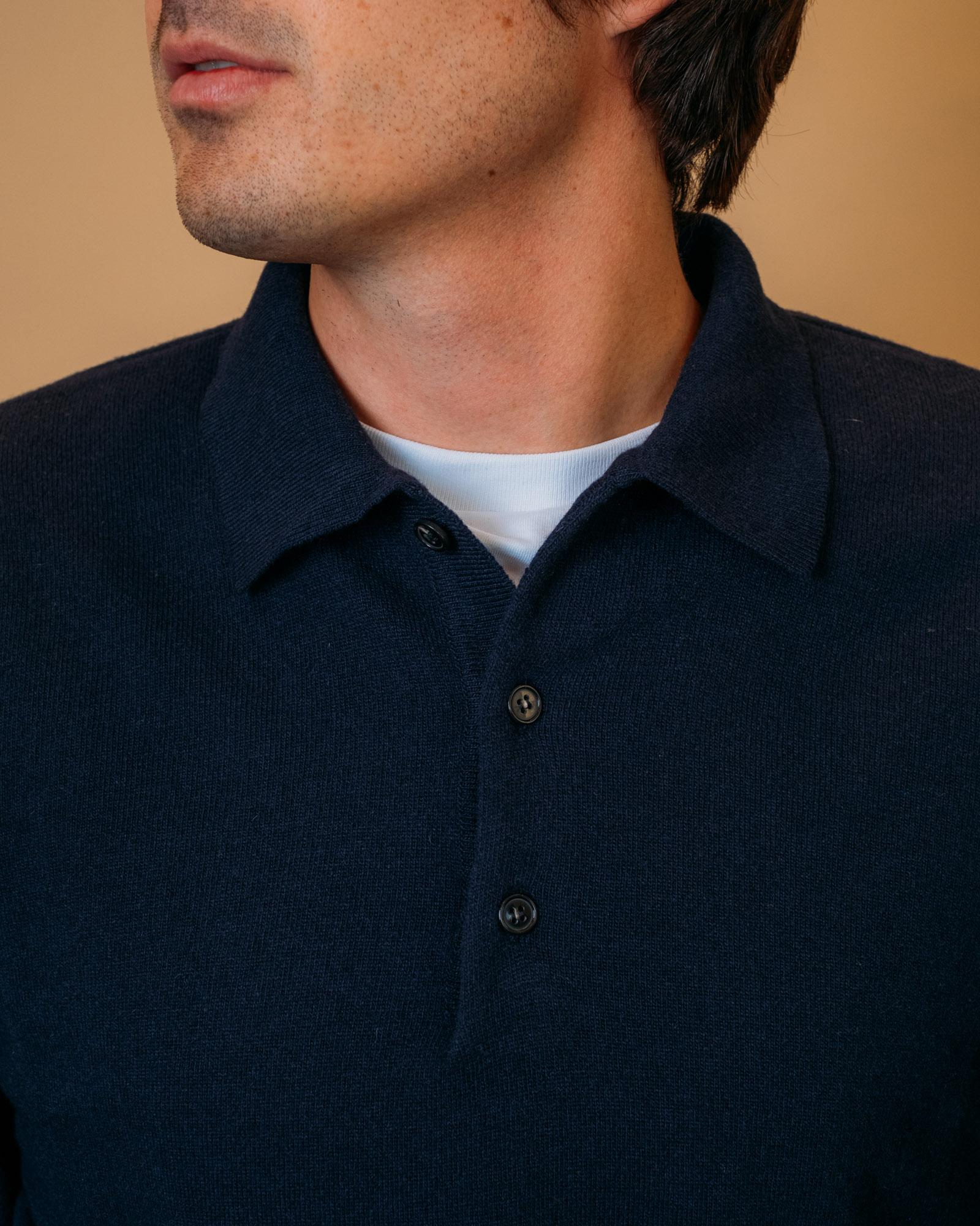 Polo in Lana e Cashmere 1859102 442 Gaffi 