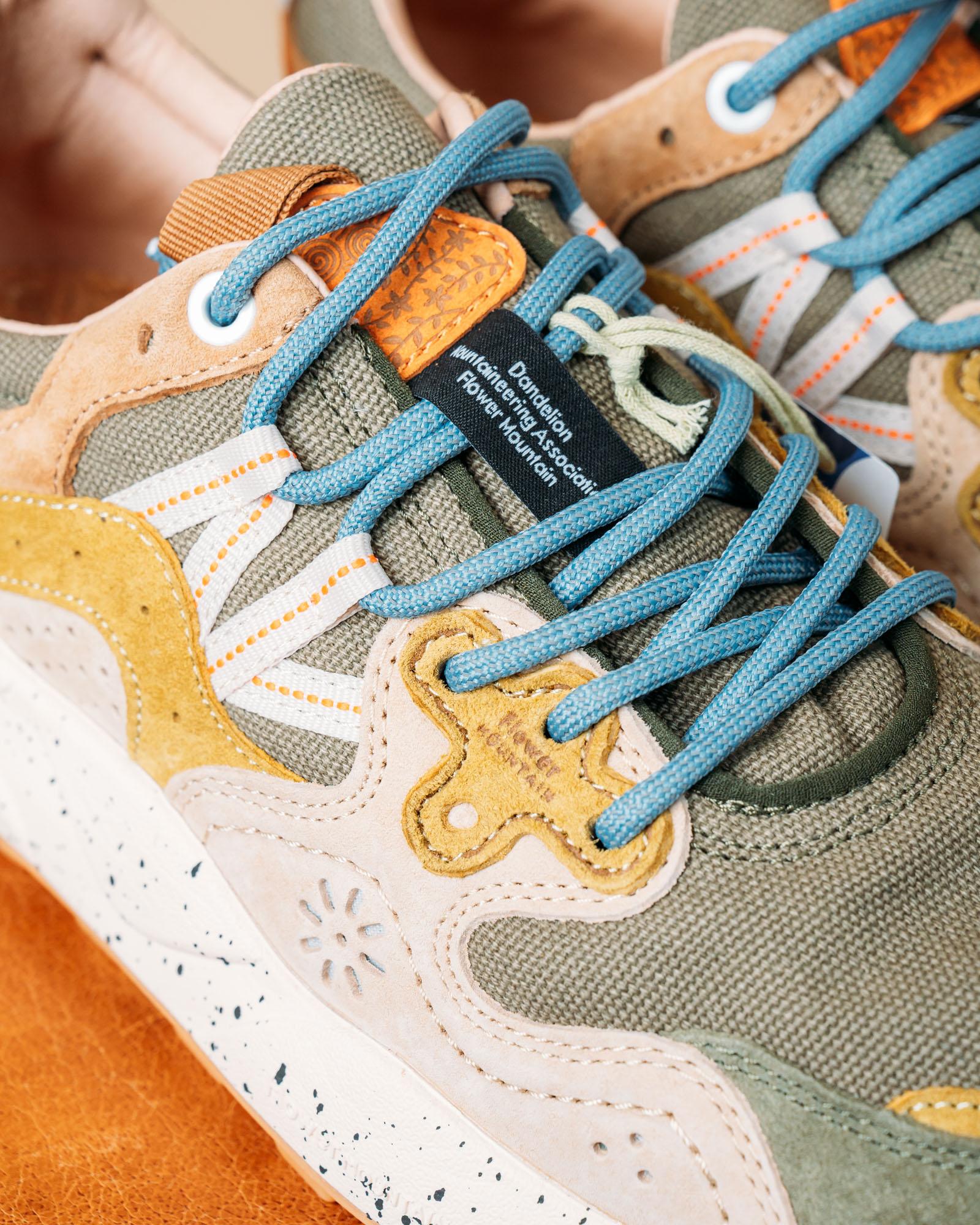 Sneakers Yamano 3 Militare-Taupe 001201781838 IF06 Flower Mountain 