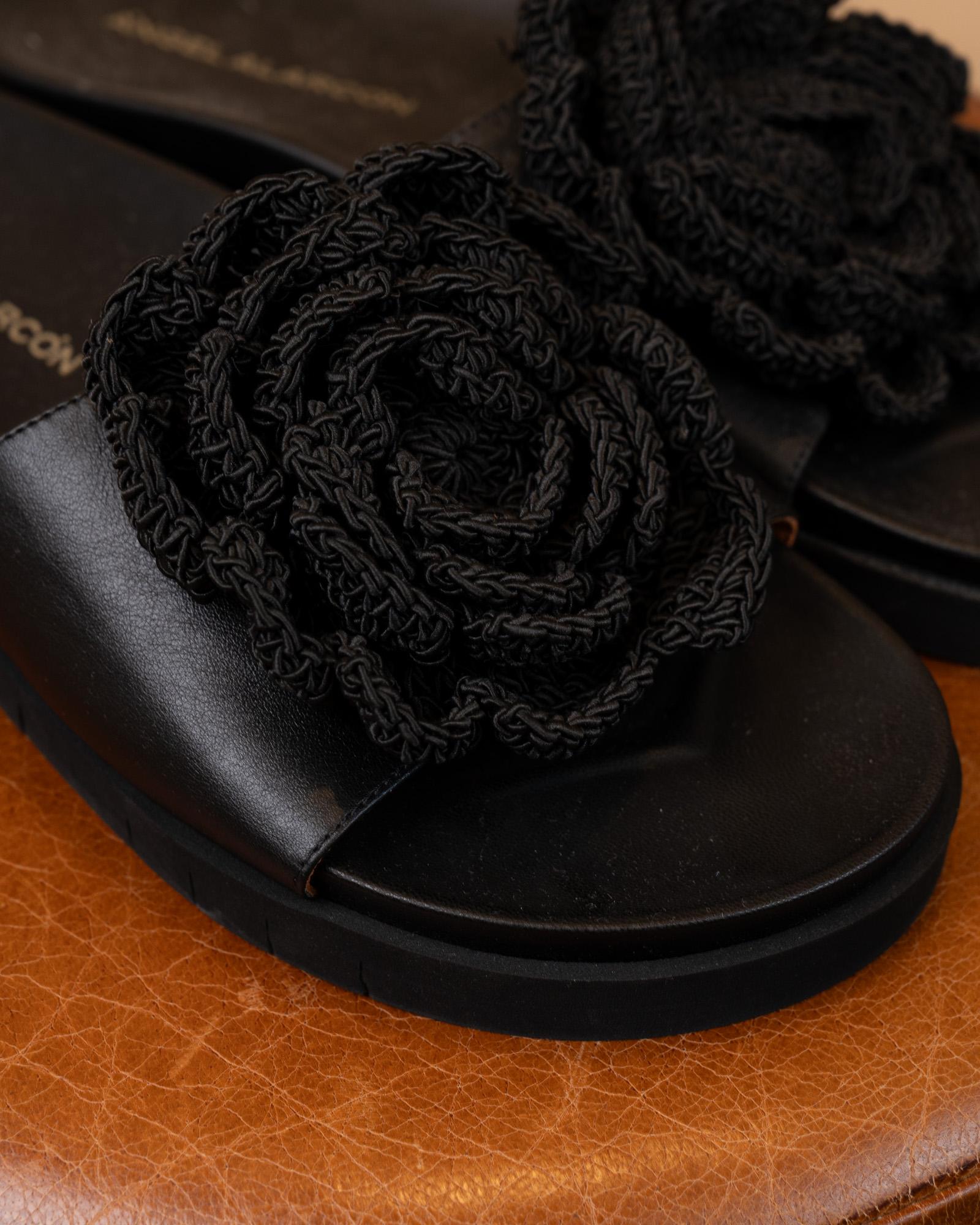 Sandalo Julia Nero 25132-BIO DREAN NEGRO Angel Alarcon 