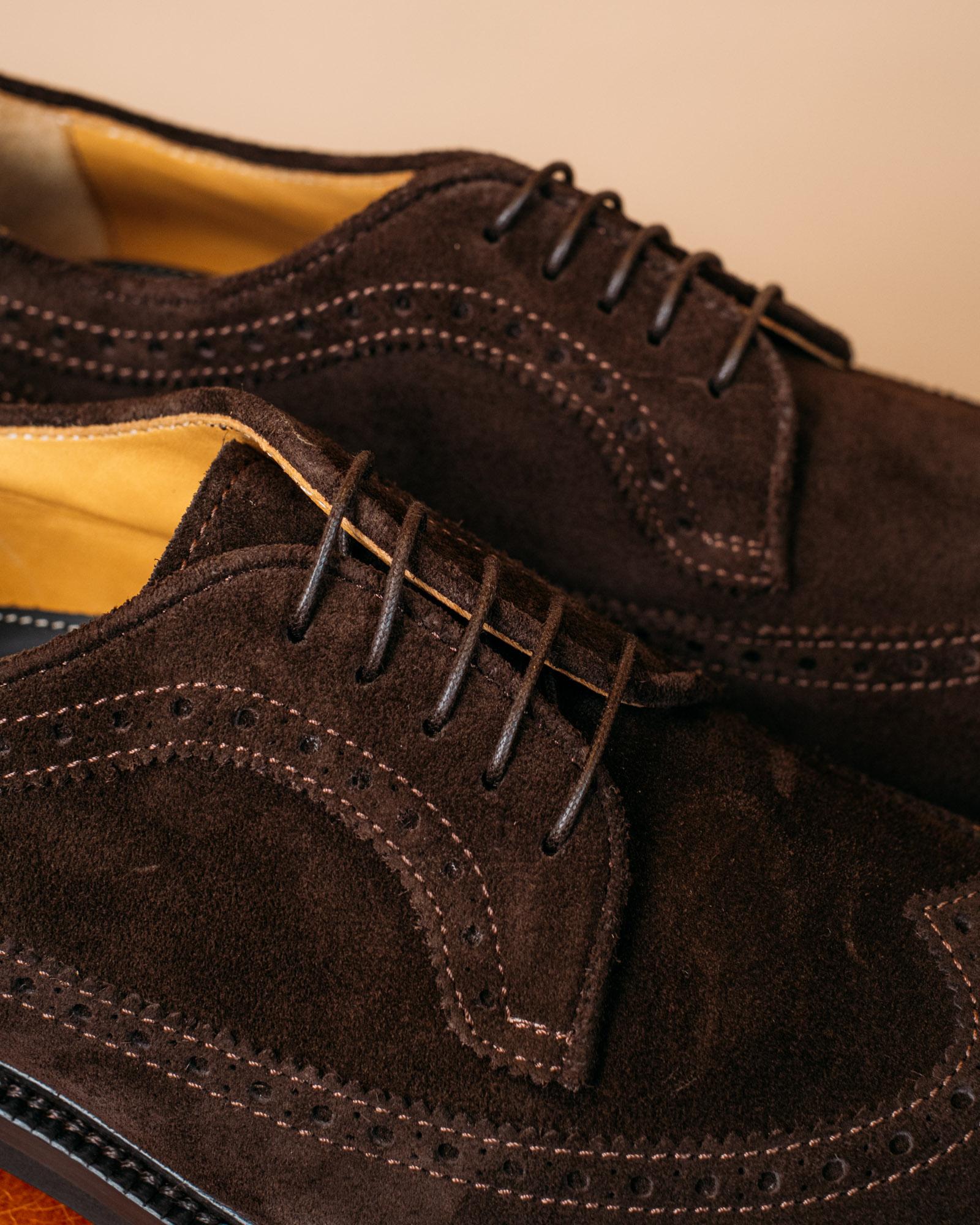 Derby Brogue in Camoscio 4051 MO Crisci X Gaffi 