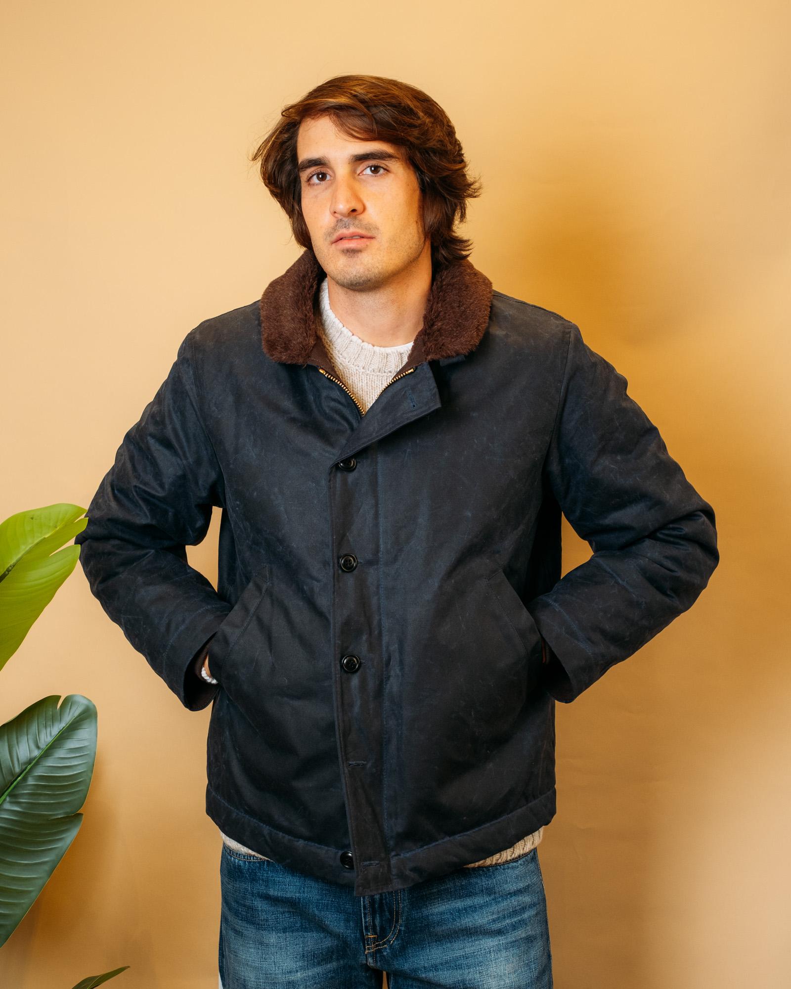 New Deck Jacket 7061B-WX NAVY Manifattura Ceccarelli 
