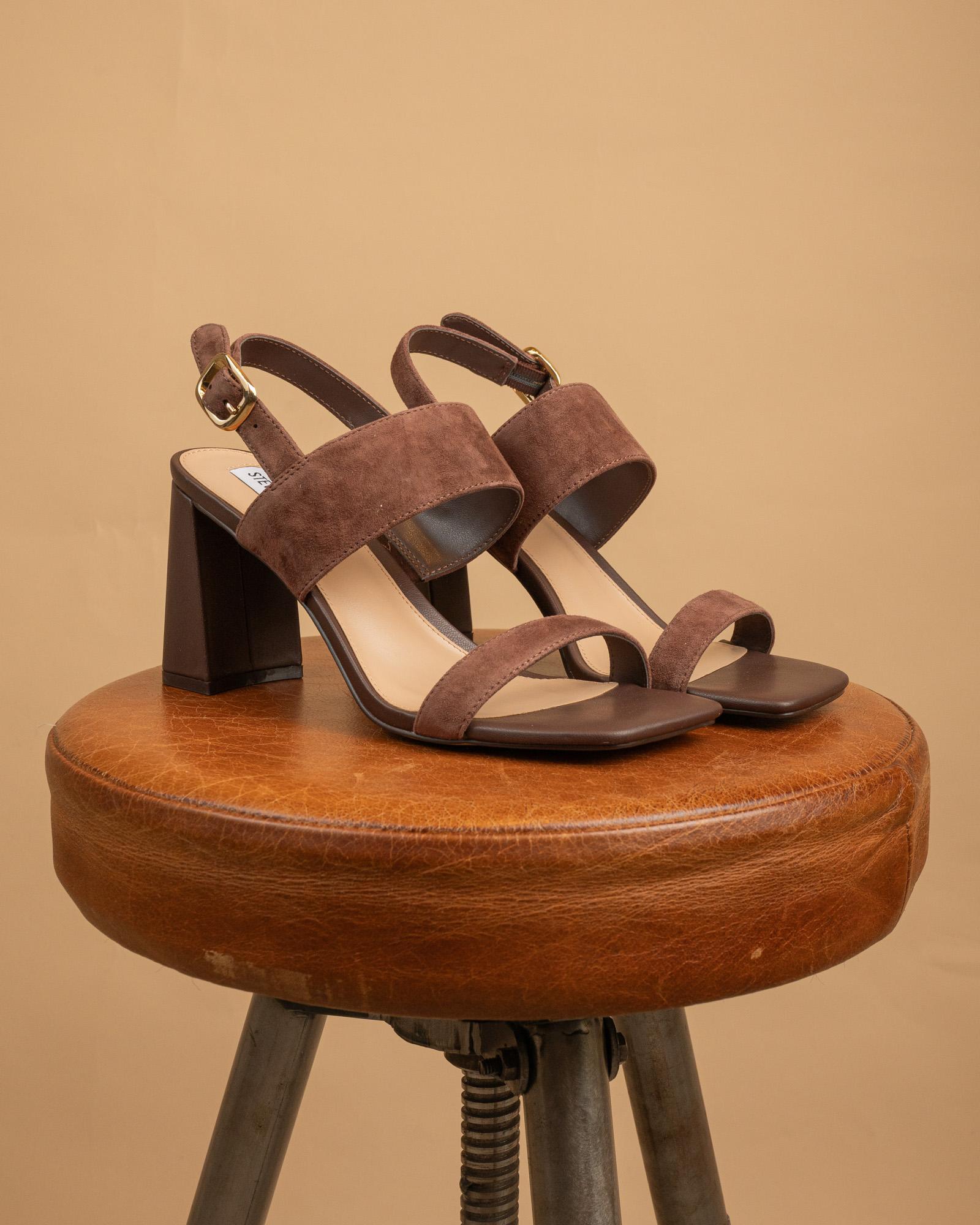 Sandalo Wendie Suede Chocolate SMSWENDIE 880 Steve Madden 