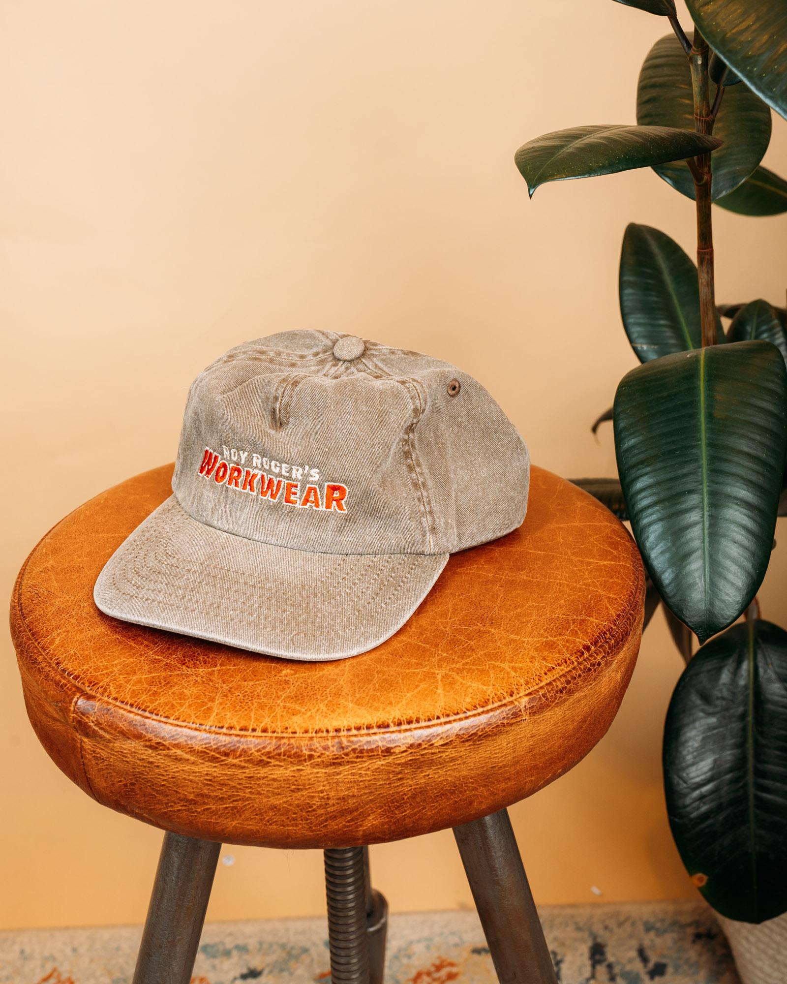 Cappello Baseball Vintage Brown RRW061CS10XXXX C0593 Roy Roger's Workwear 