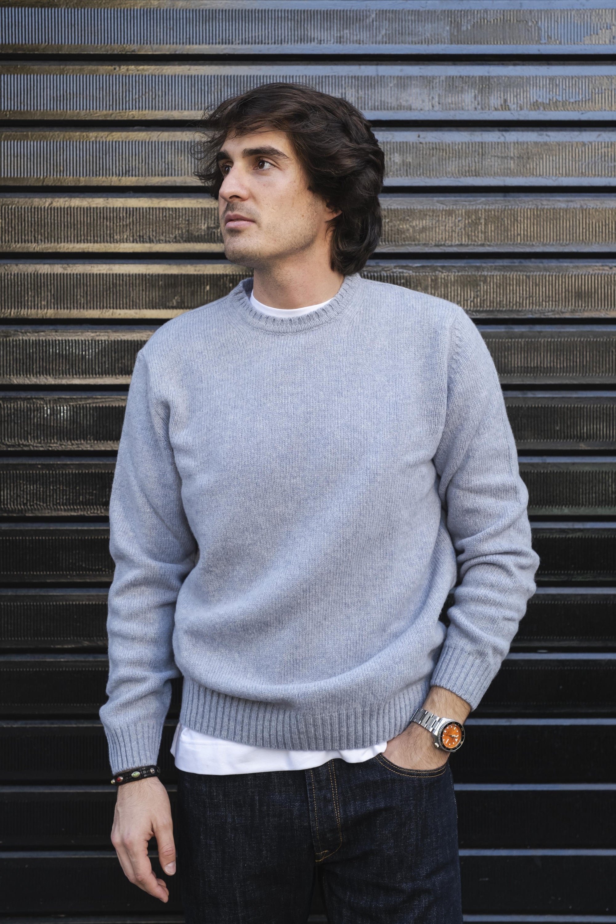 Maglia Shetland 551052031 CELESTE Gaffi 