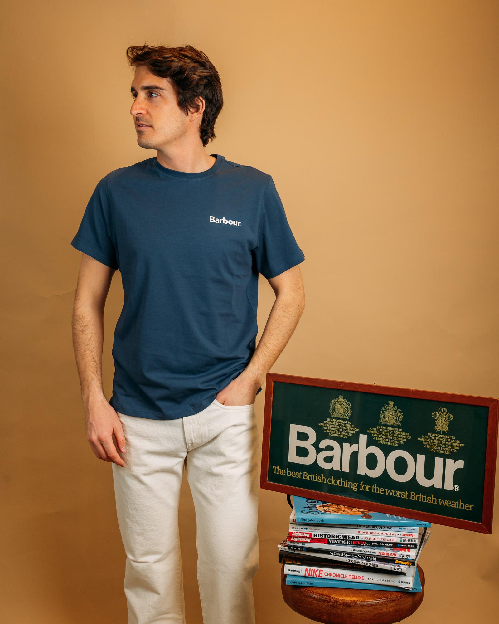 T-shirt Camber Graphic Oceana MTS1395 BU74 Barbour 