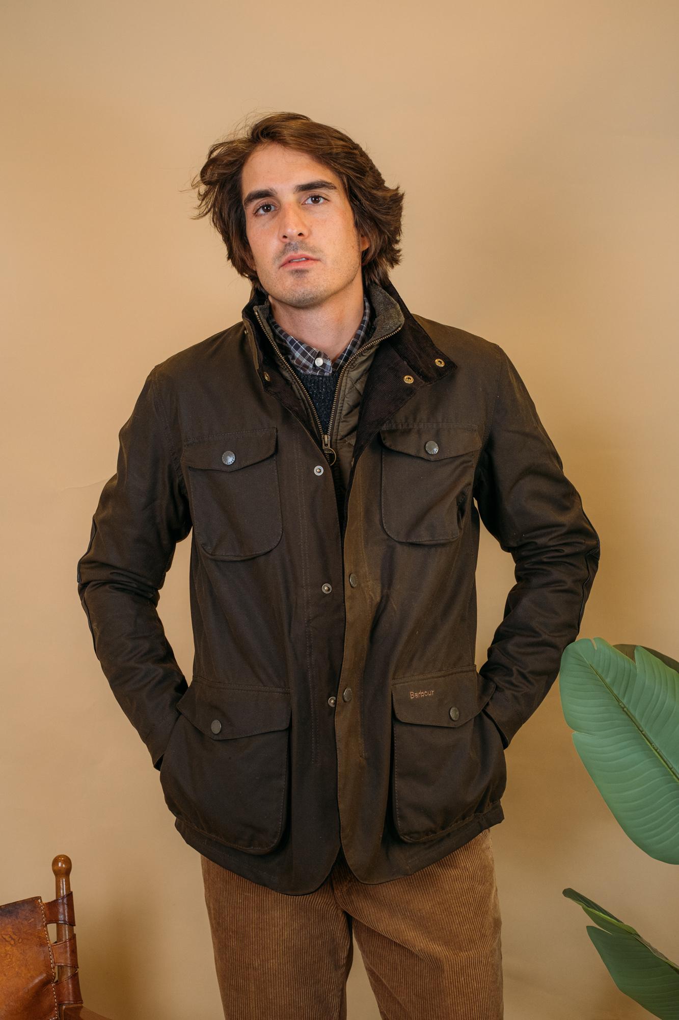 Ogston Wax Jacket MWX0700 OL51 Barbour