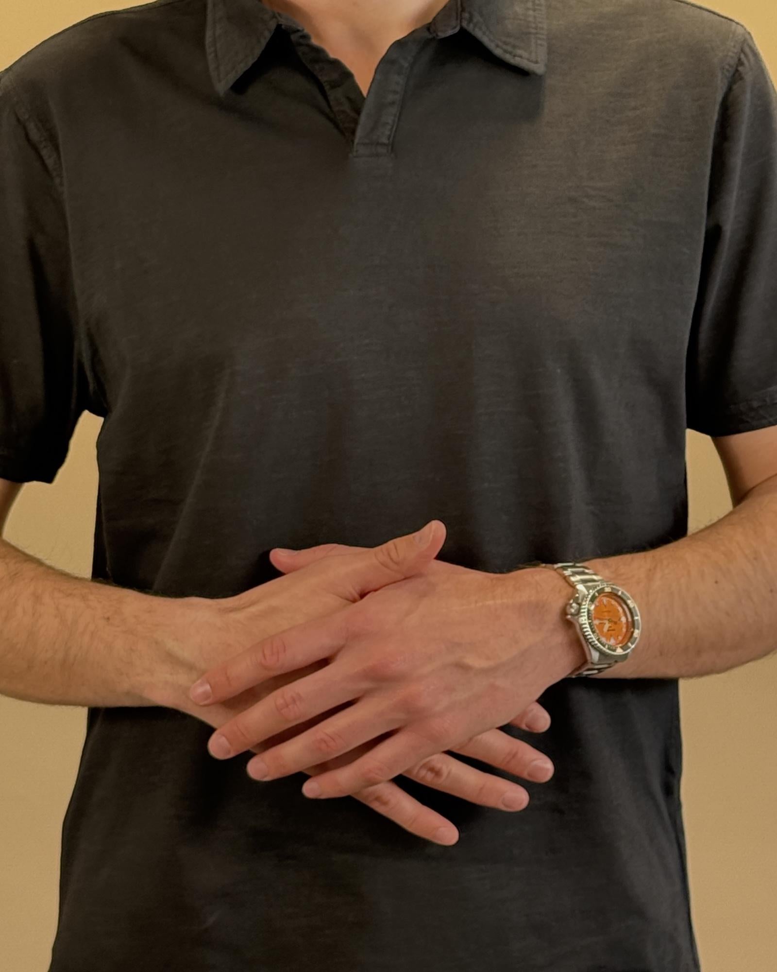 Polo in Cotone Fiammato BLKM2006 BL Bl'ker