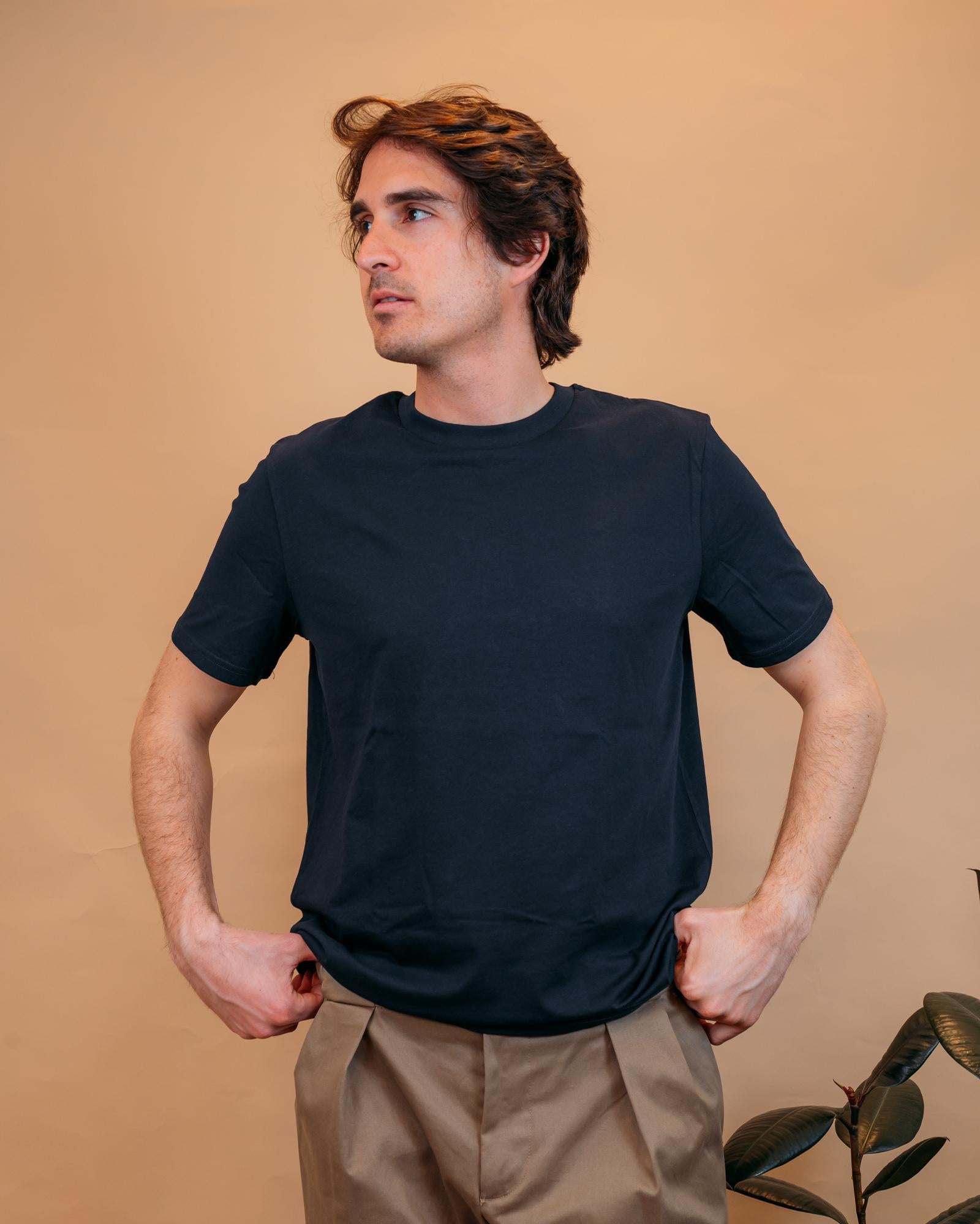 T-shirt Travis Tee French Navy STTU169 C727 Gaffi 