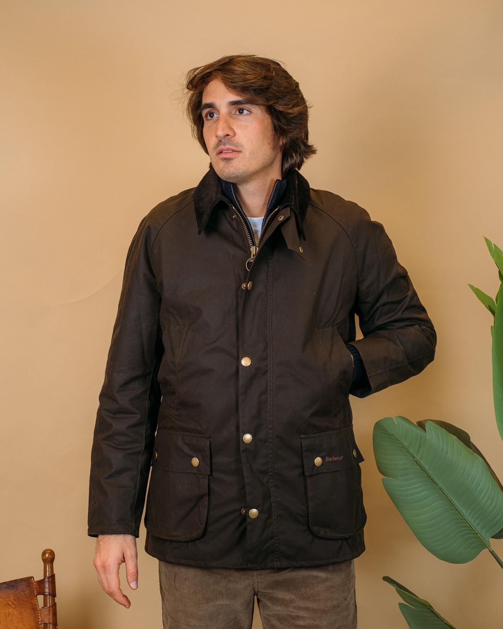 Ashby Wax Jacket MWX0339 OL71 Barbour 