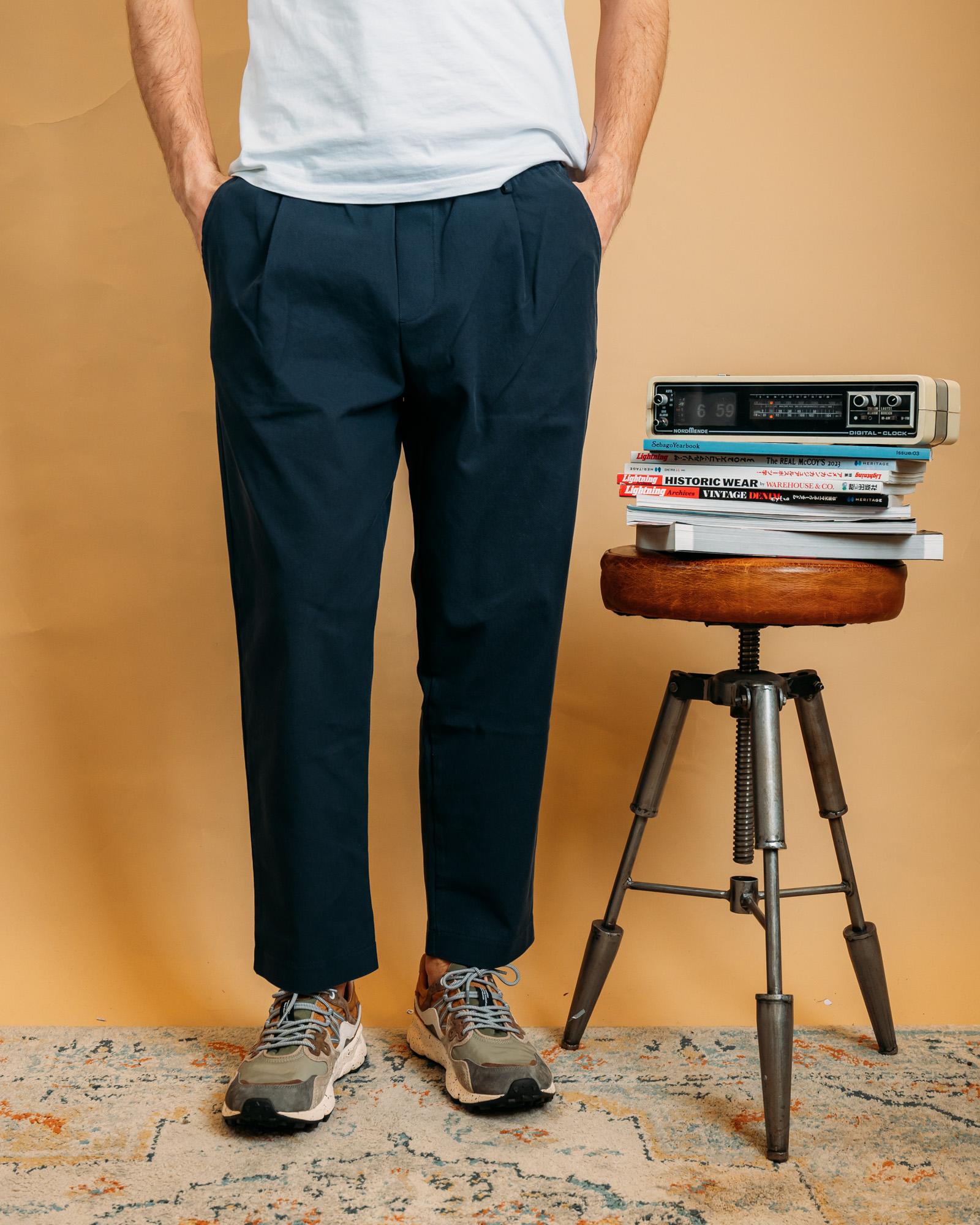 Pantalone Osaka Pence Blu OSAKA BL Wooden 