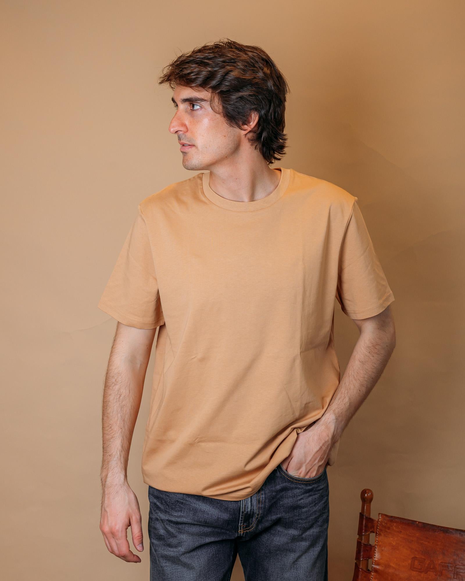 T-shirt Travis Tee Latte STTU169 C112 Gaffi 