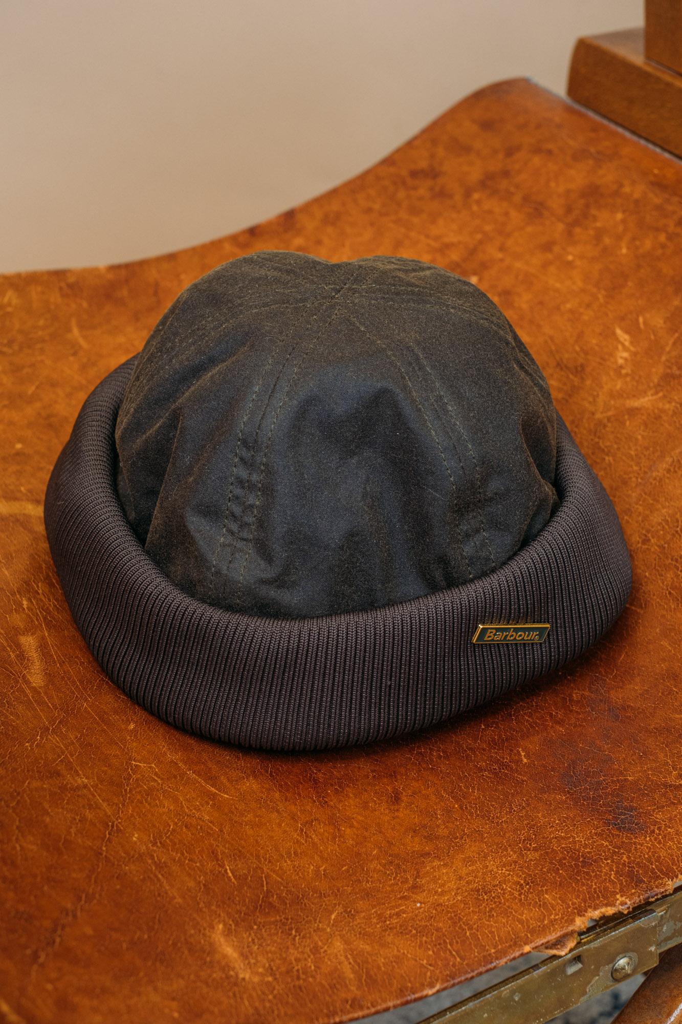 Oakmoor Wax Docker Hat MHA0918 OL71 Barbour 