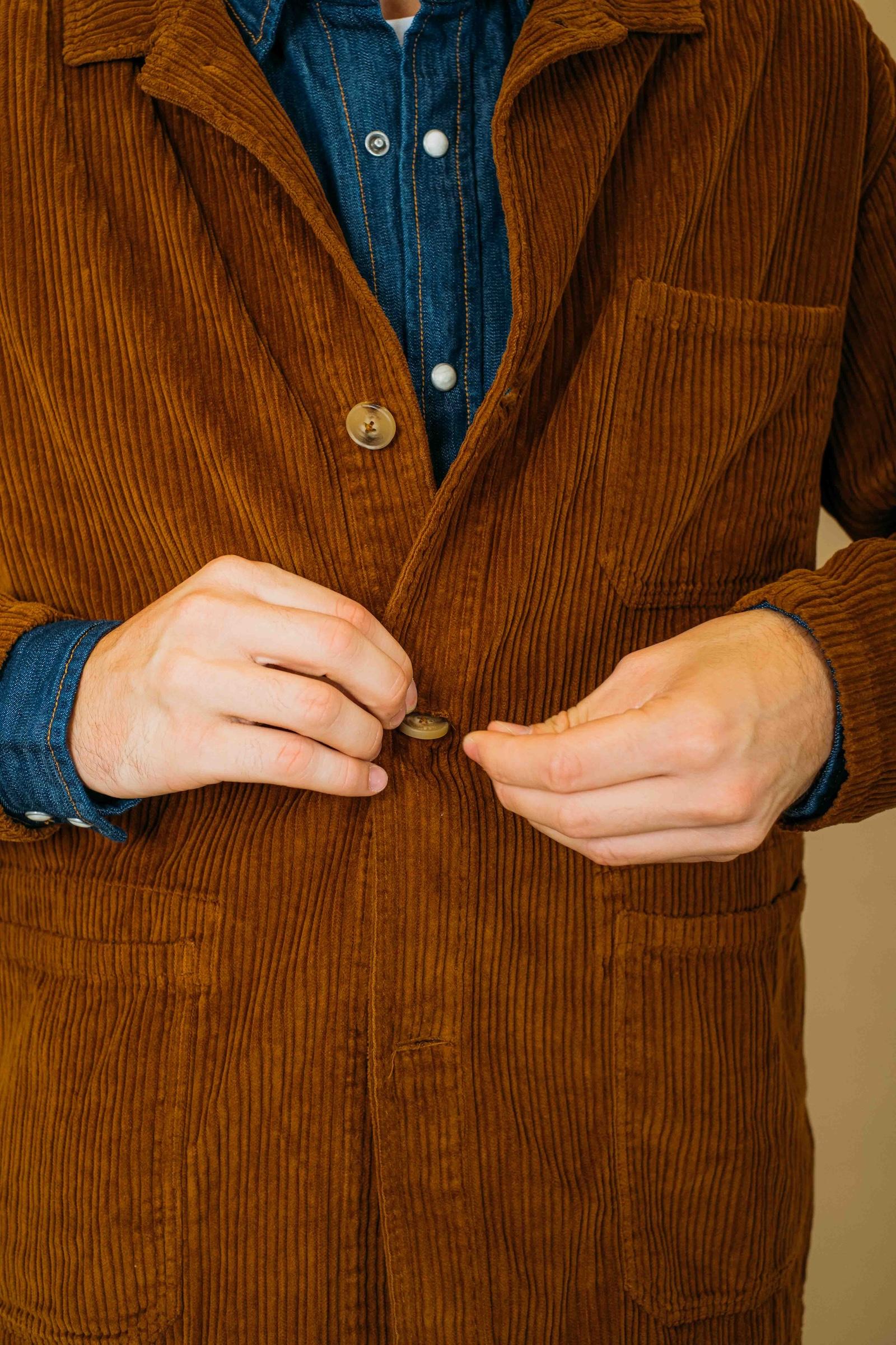 Port Jacket KHOUAW2301 TOBACCO Kestin 