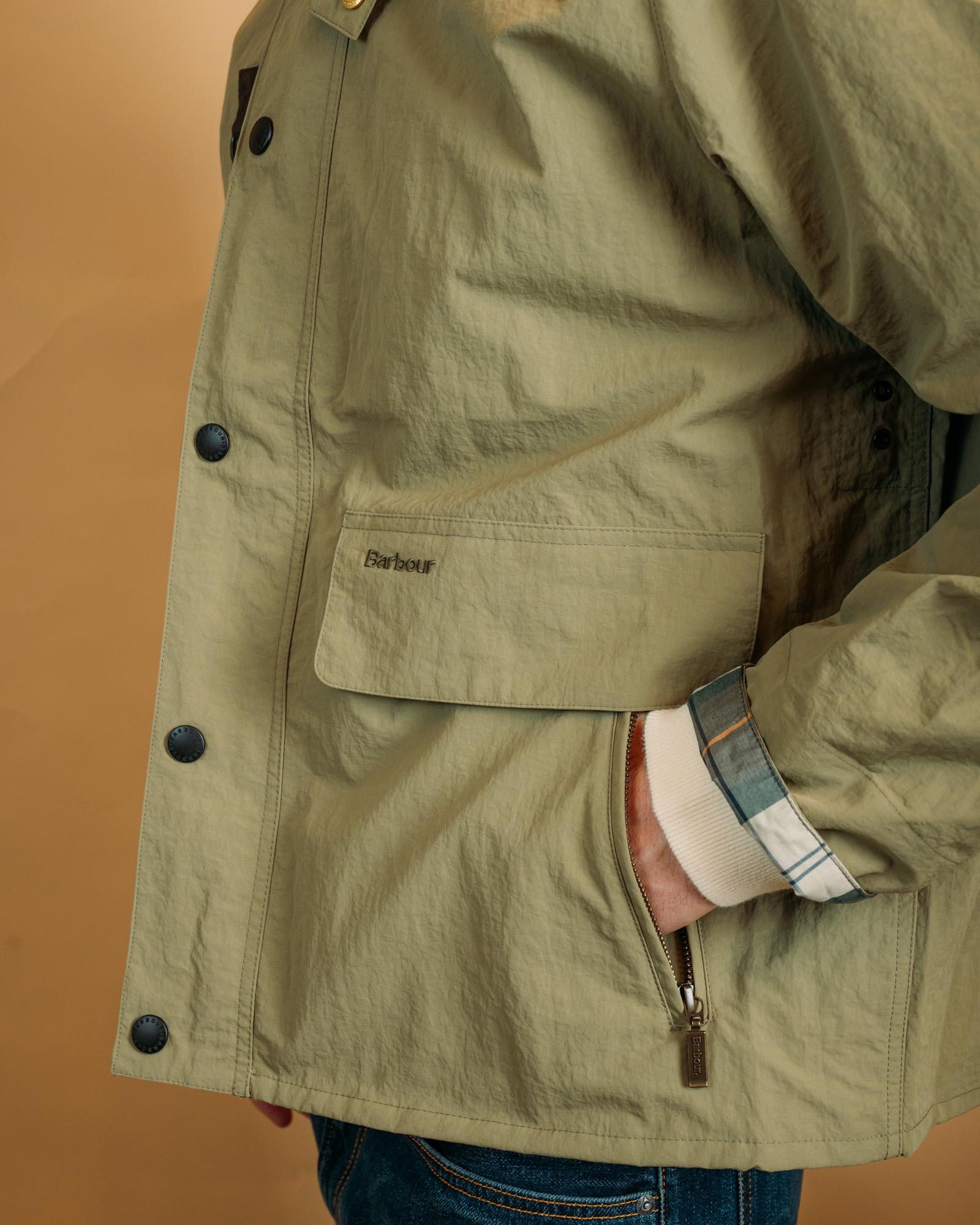 Giacca Spey Icons Bleached Olive MCA1093 OL11 Barbour 