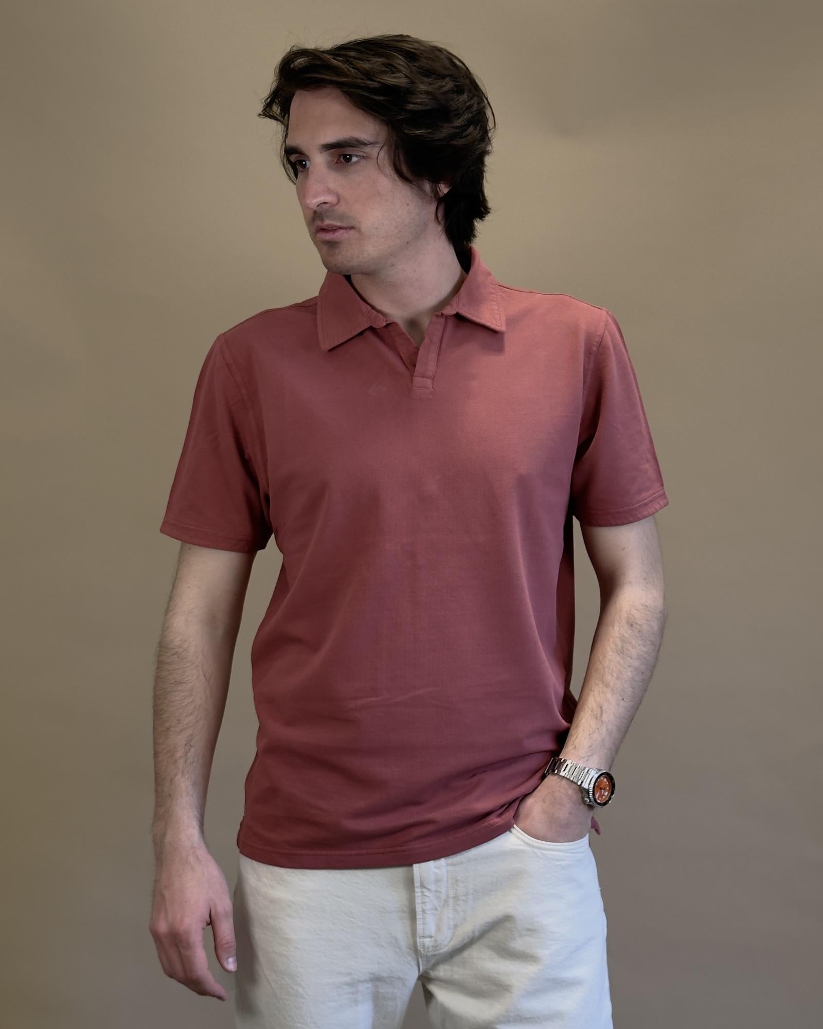 Polo in Piquet BLKM2005 RE Bl'ker