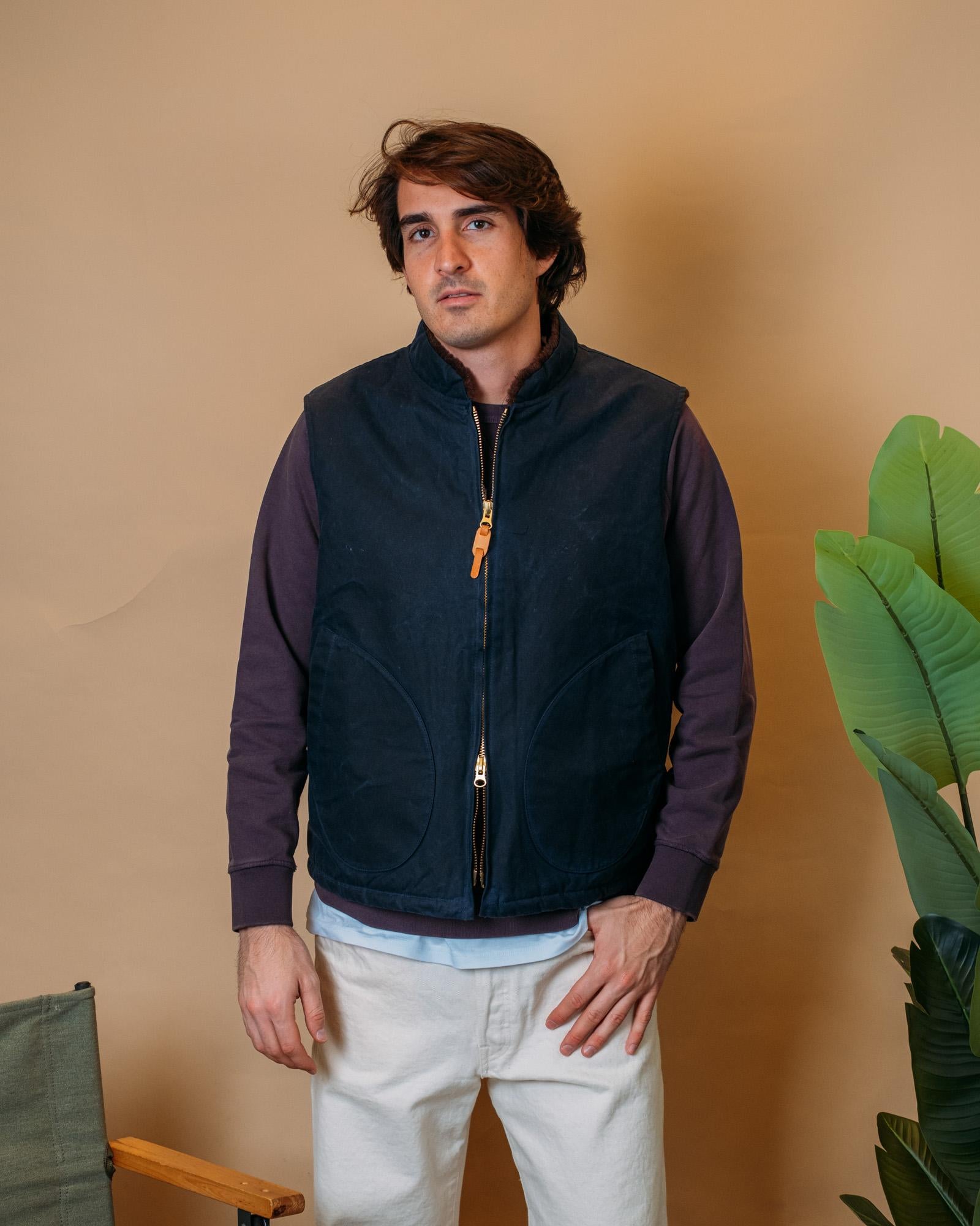 Mountain Vest 7916WX NAVY Manifattura Ceccarelli 