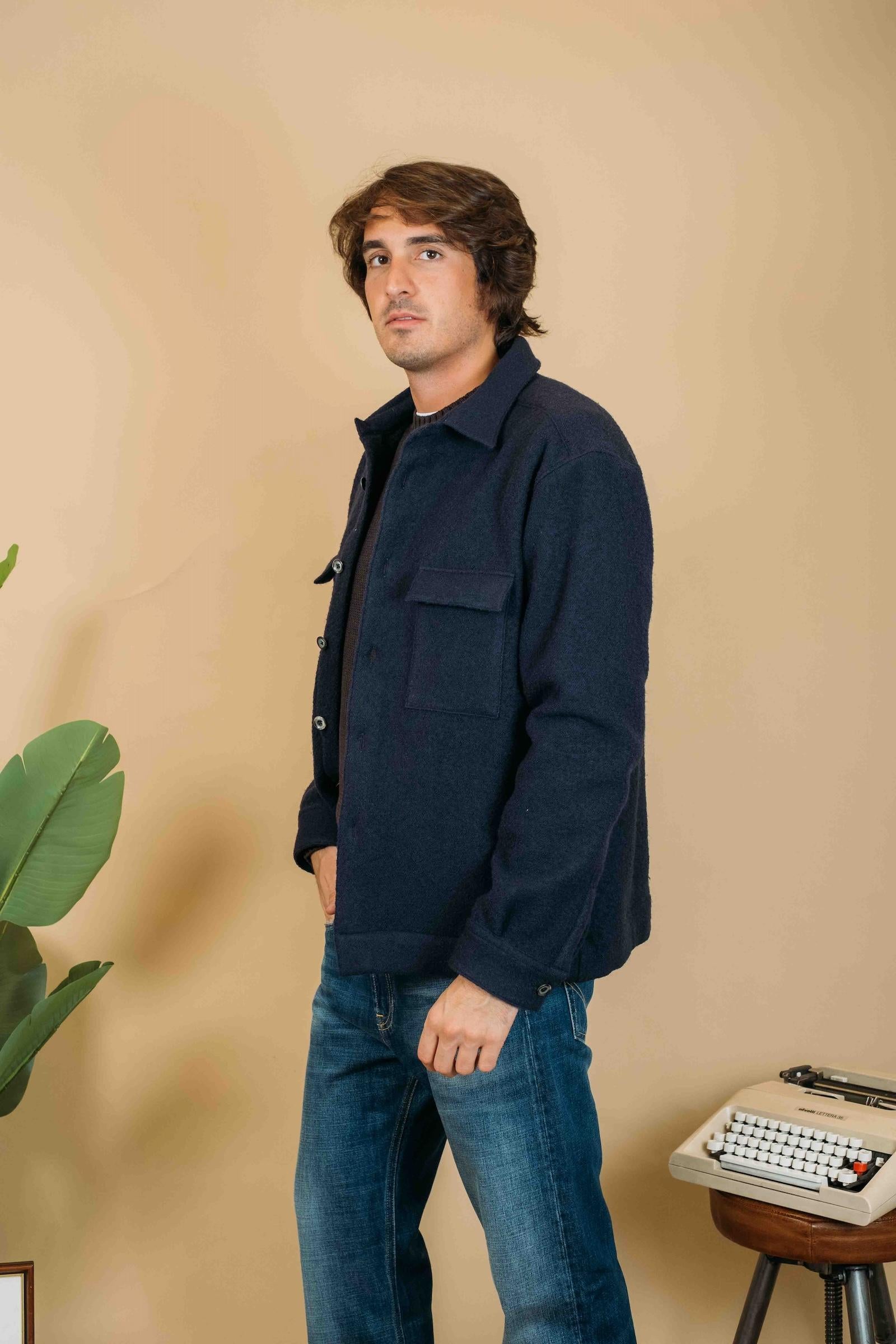 Overshirt In Lana 150ML 91459 006 Xacus 