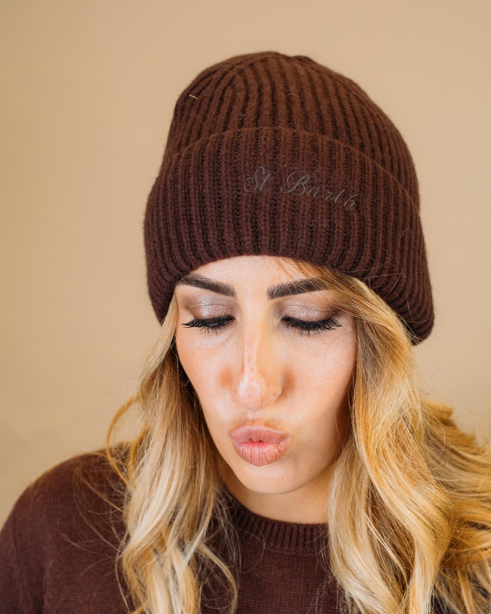 Knitted Cap MOSSWOOL 00033I MC2 Saint barth 