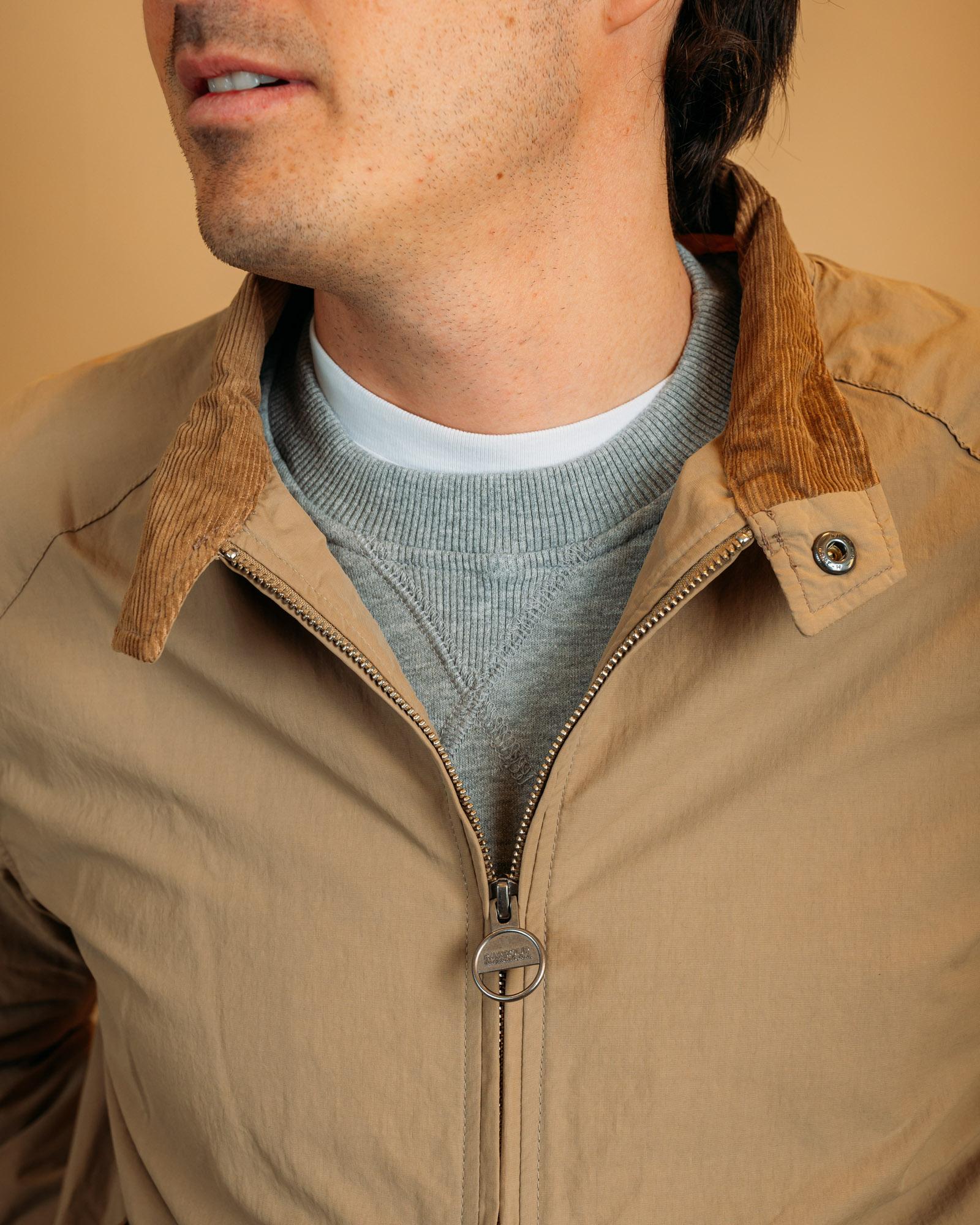 Giacca Harrington Rectifier Steve McQueen Military Brown MCA0427 BE31 Barbour International 