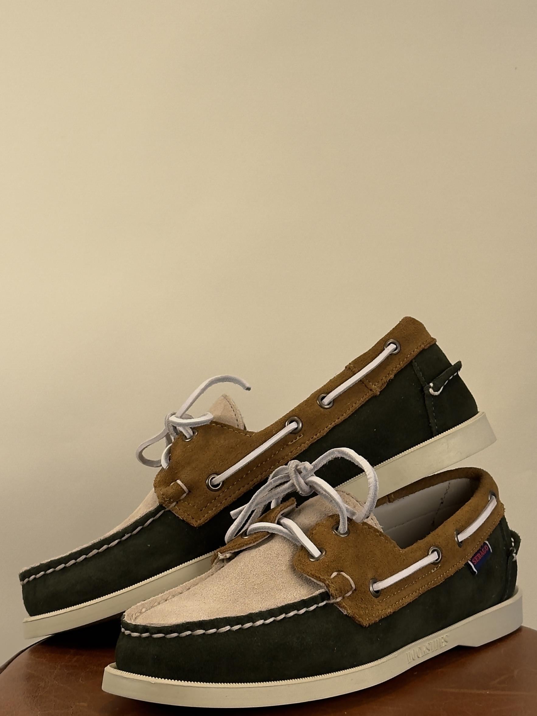 Portland Jib 70014J0AAG GREEN THYME-TAUPE-CUOIO Sebago