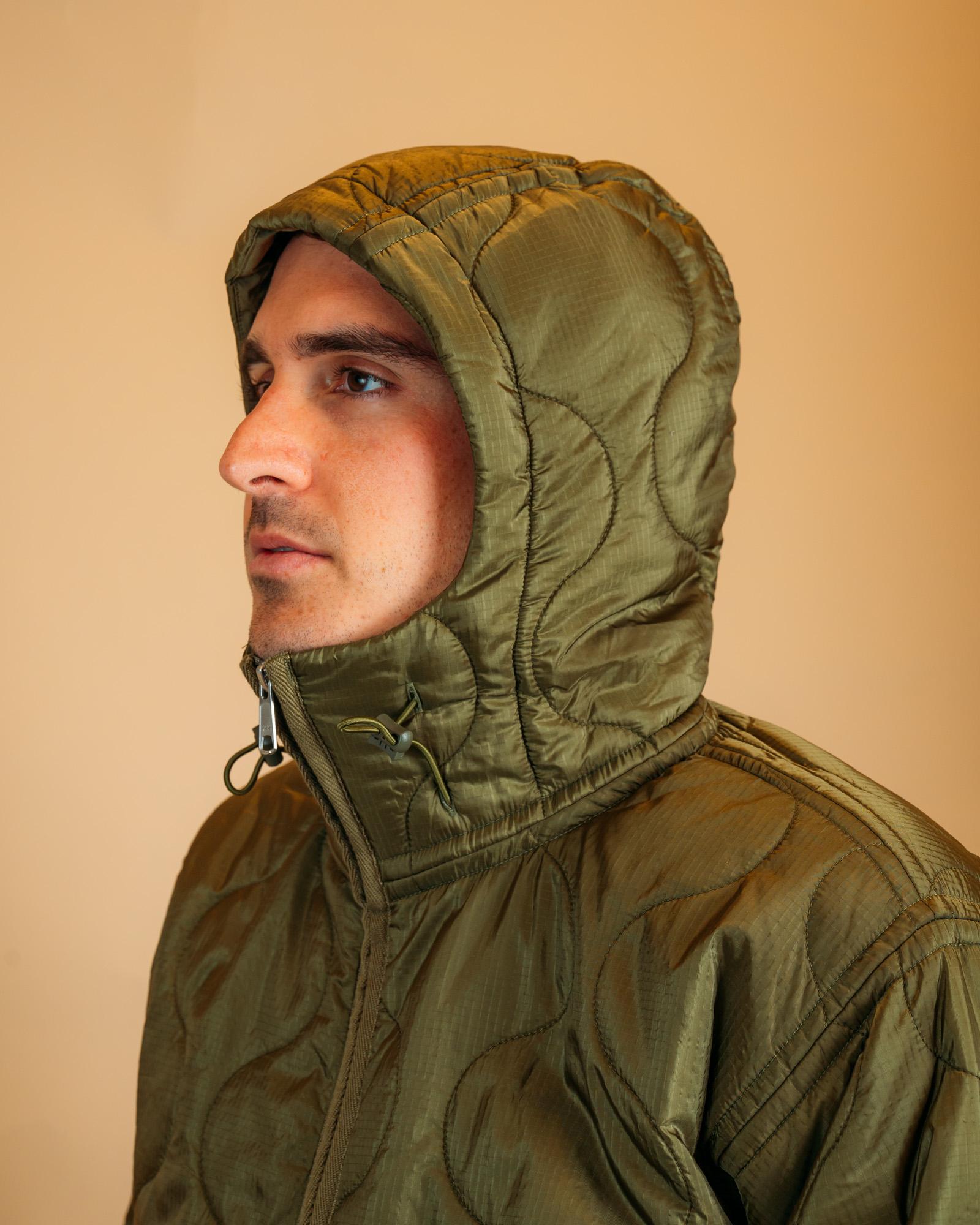 Giacca Padded Ripstop Olive MSQPRNJ OL Gaffi 