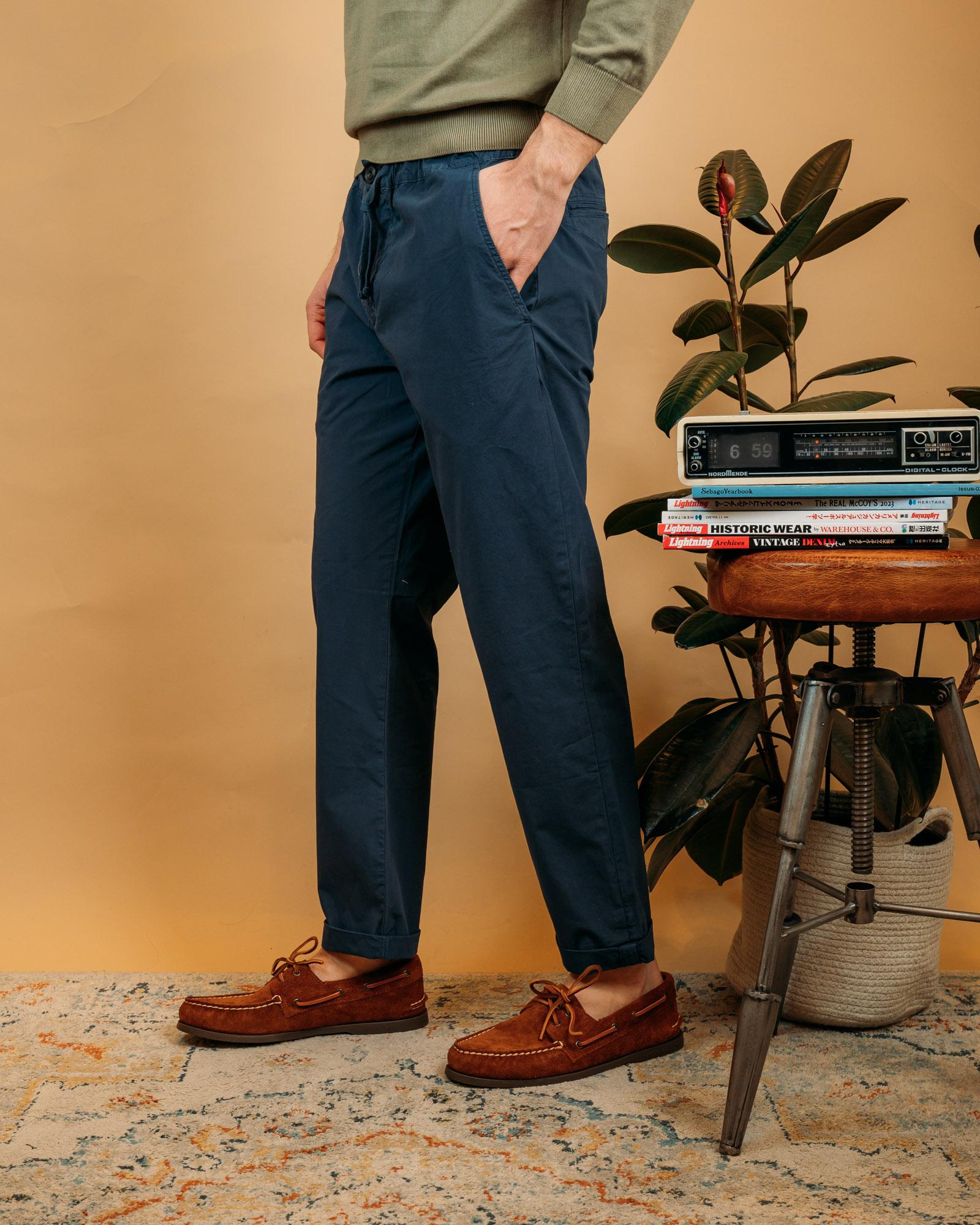 Pantaloni Lewis Navy T56027 003 Clark 