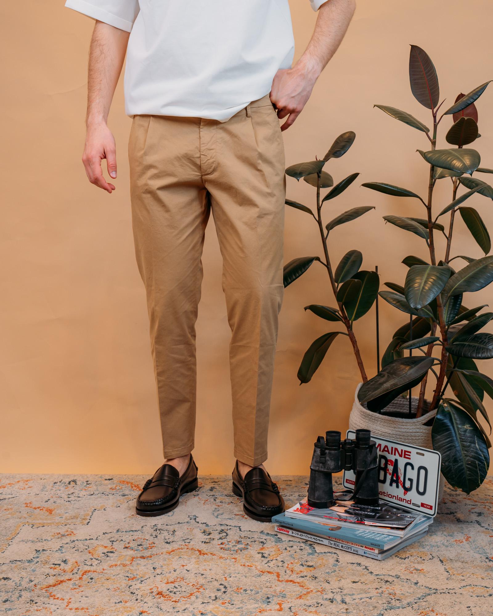 Pantaloni Riccardo Beige RICCARDO BE Be Able 