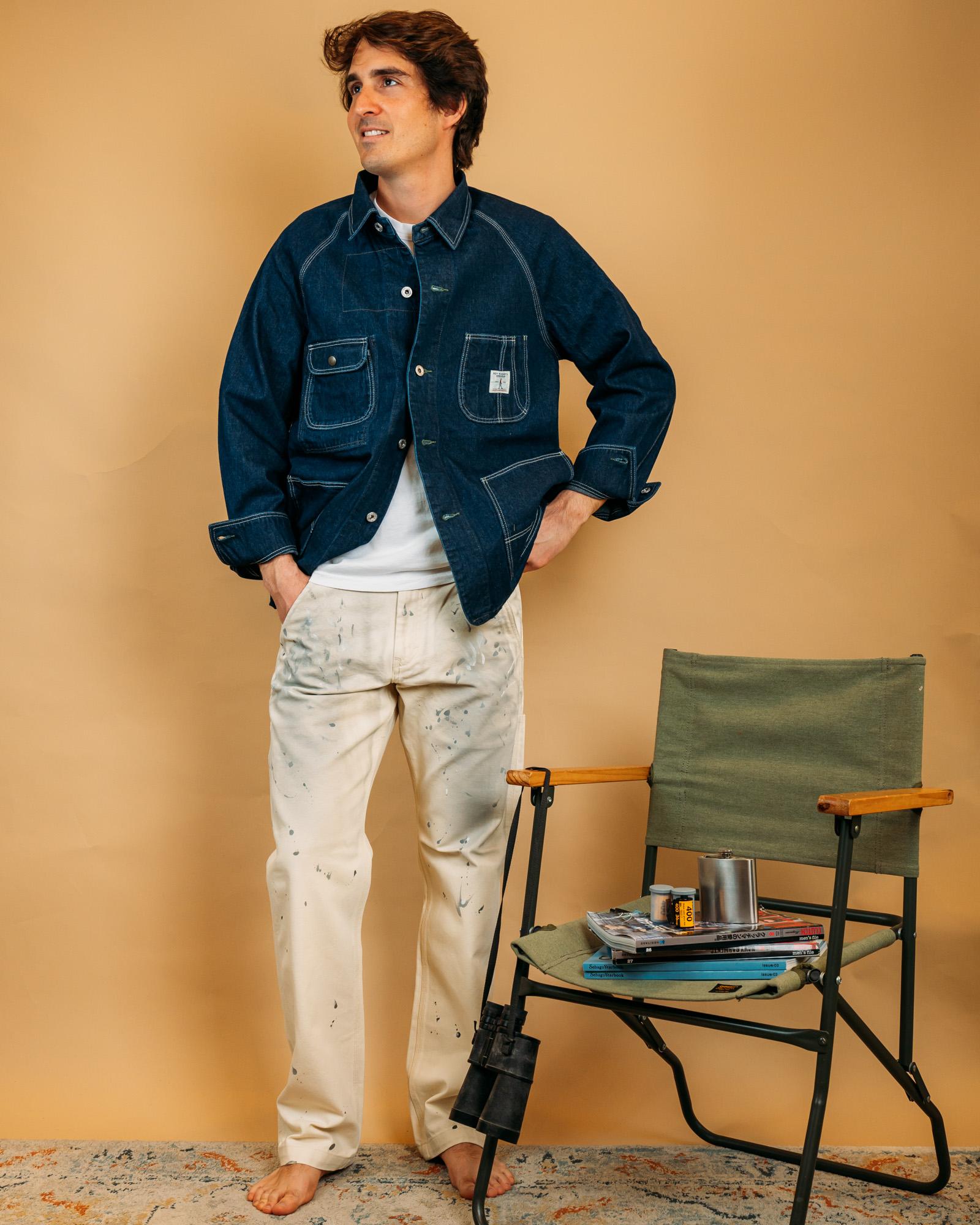 Giacca Chore Denim Rinse RRW041CQ420021 C0999 Roy Roger's Workwear 
