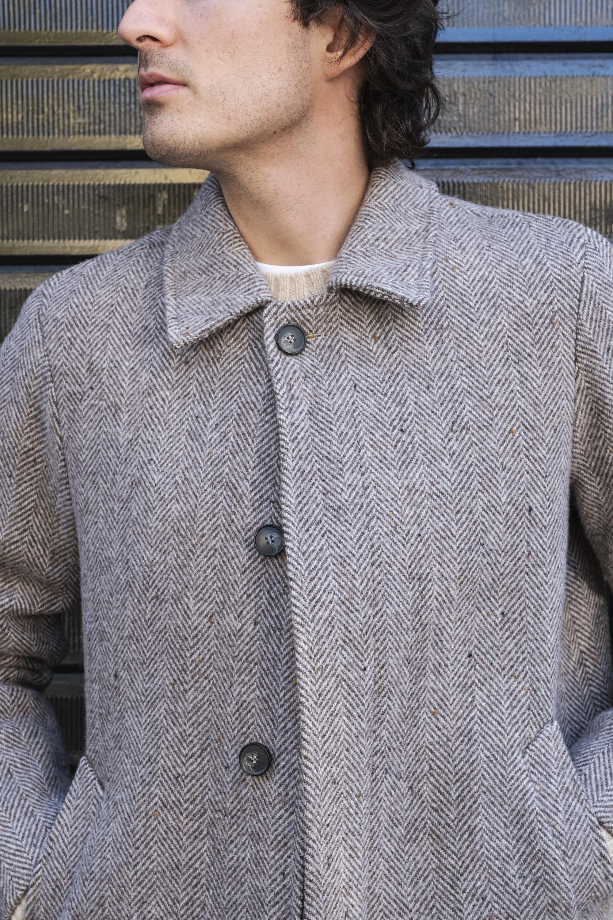 Cappotto Spinato 241208NA3045145 CAMMELLO Gaffi 