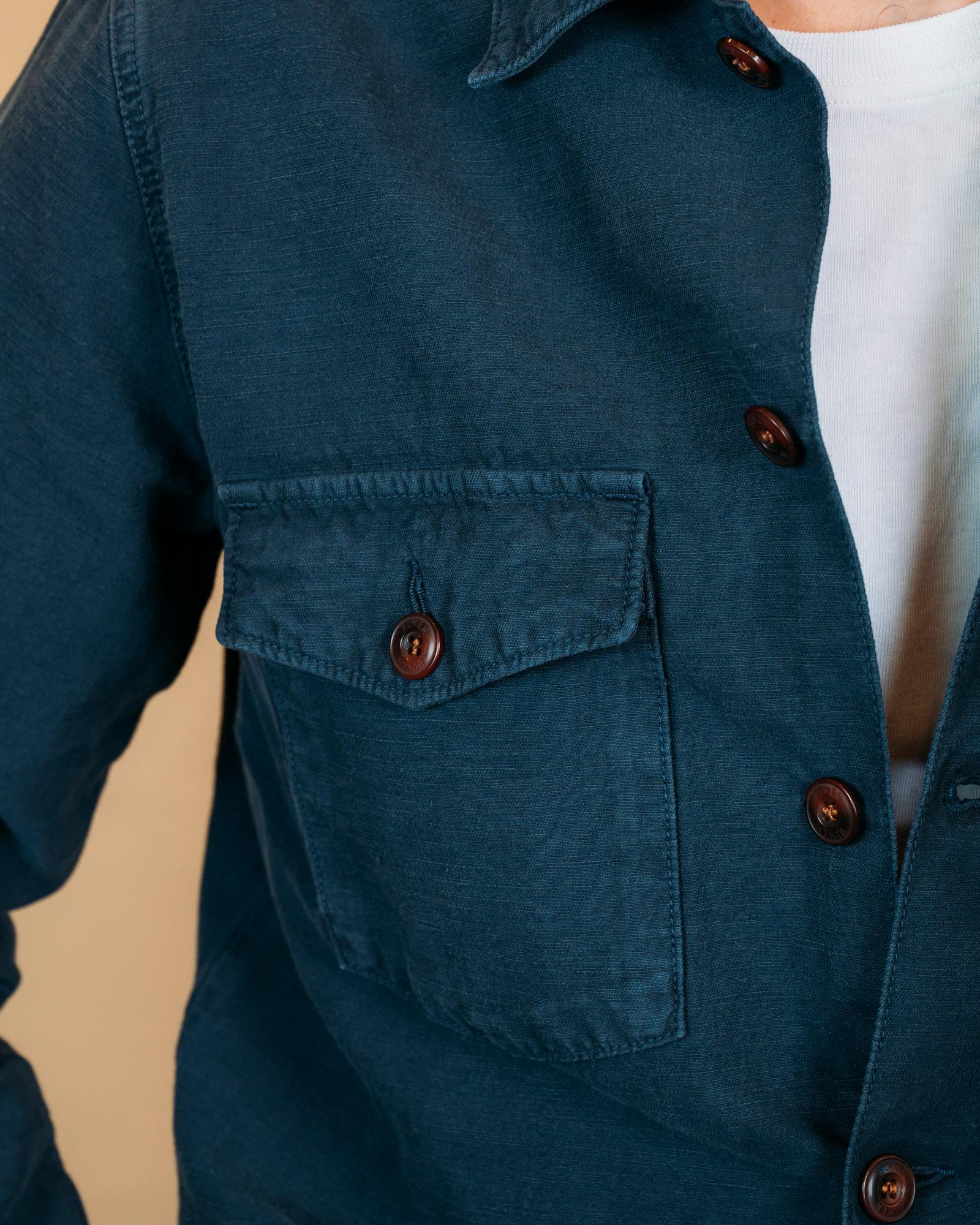 Overshirt Acadia Navy ACADIALINO NA Bl'ker 