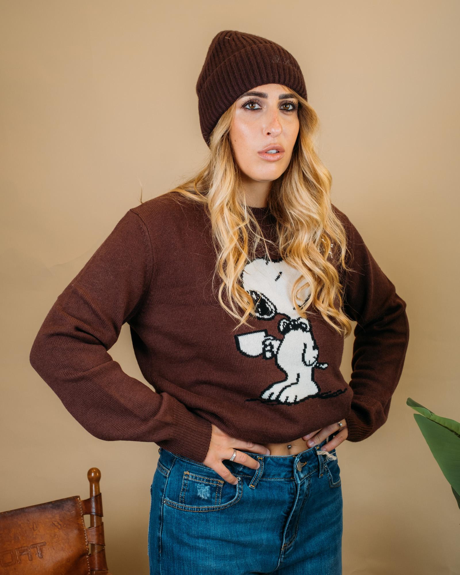 Sweater "Parlami del Caffe" NEWQUEEN 04144I MC2 Saint barth 