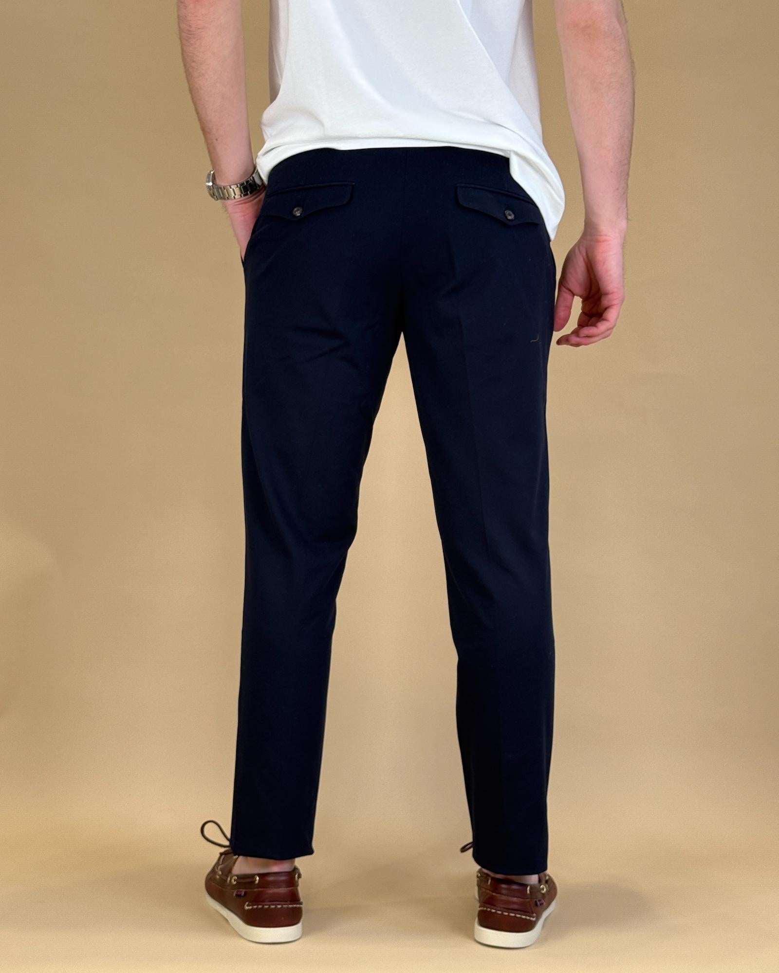 Pantalone in Piquet CN4652 447 Circolo 1901