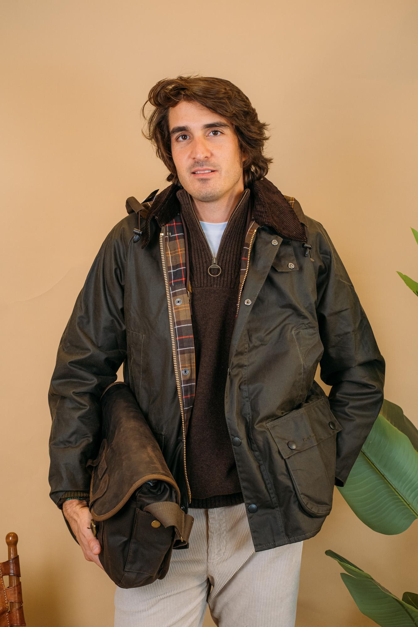 Wax Leather Tarras UBA0003 OL71 Barbour 