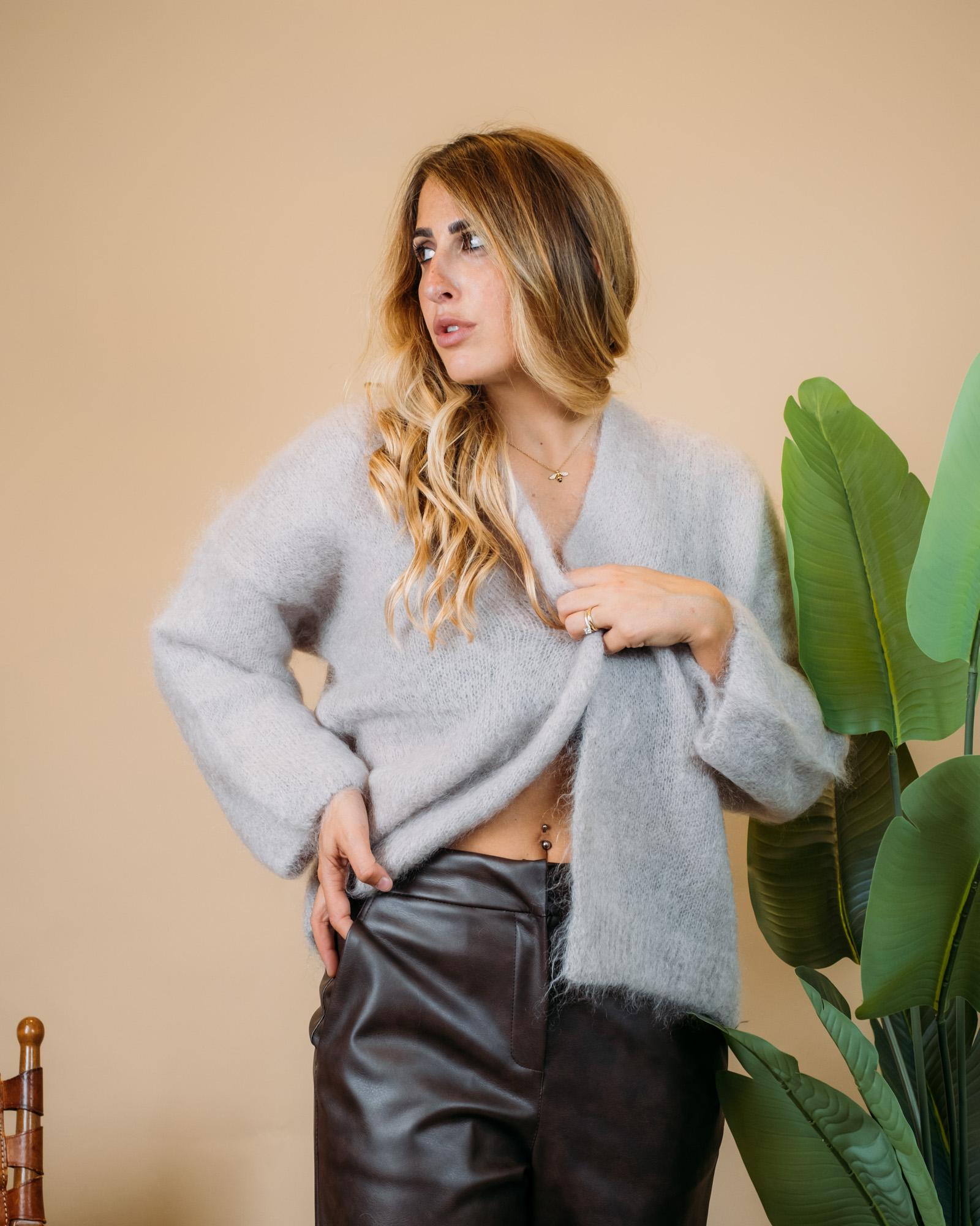 Cardigan Mohair FLEDK9231 CORDA Ottodame 
