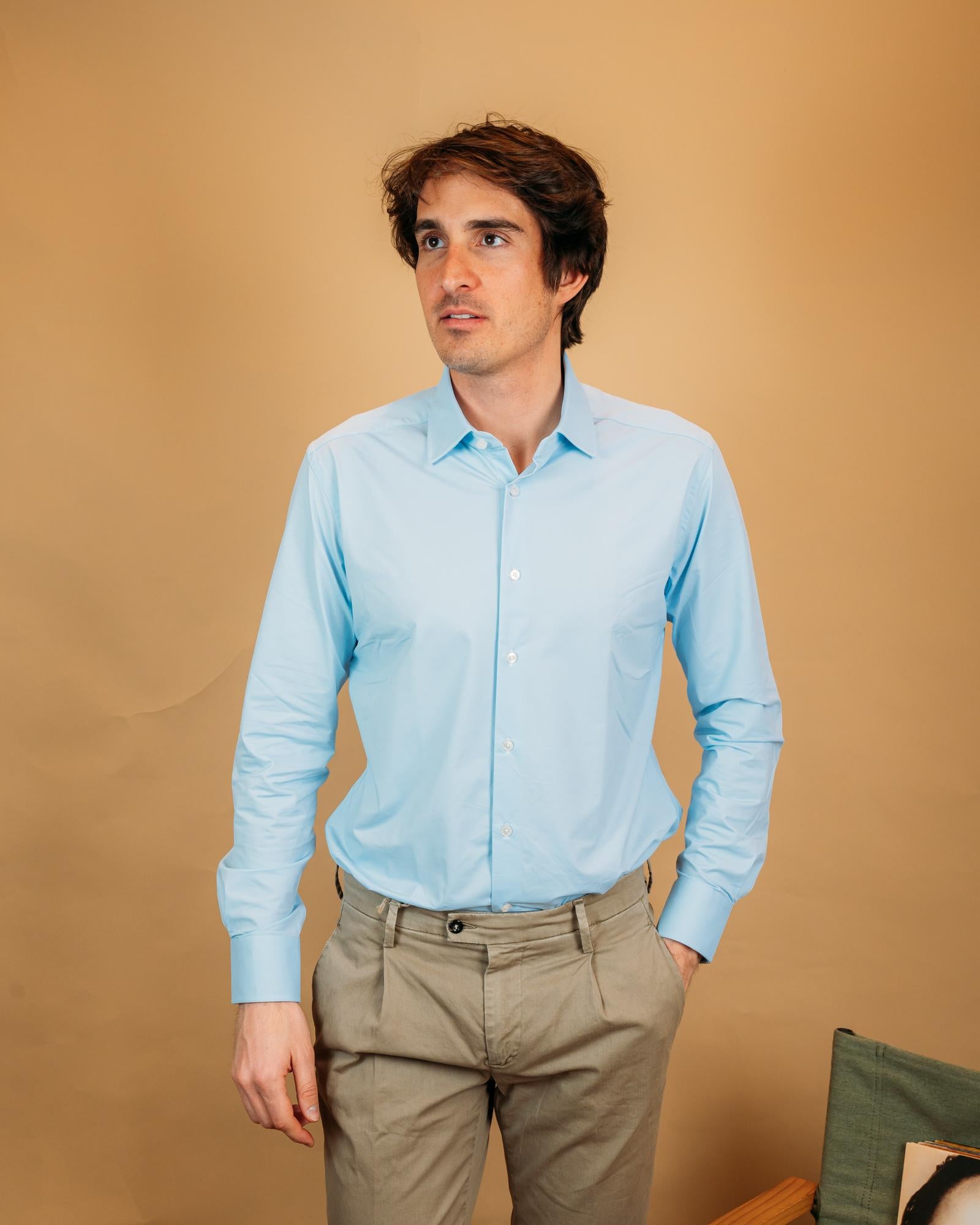 Camicia Active Azzurro ACT558ML11460 002 Xacus 