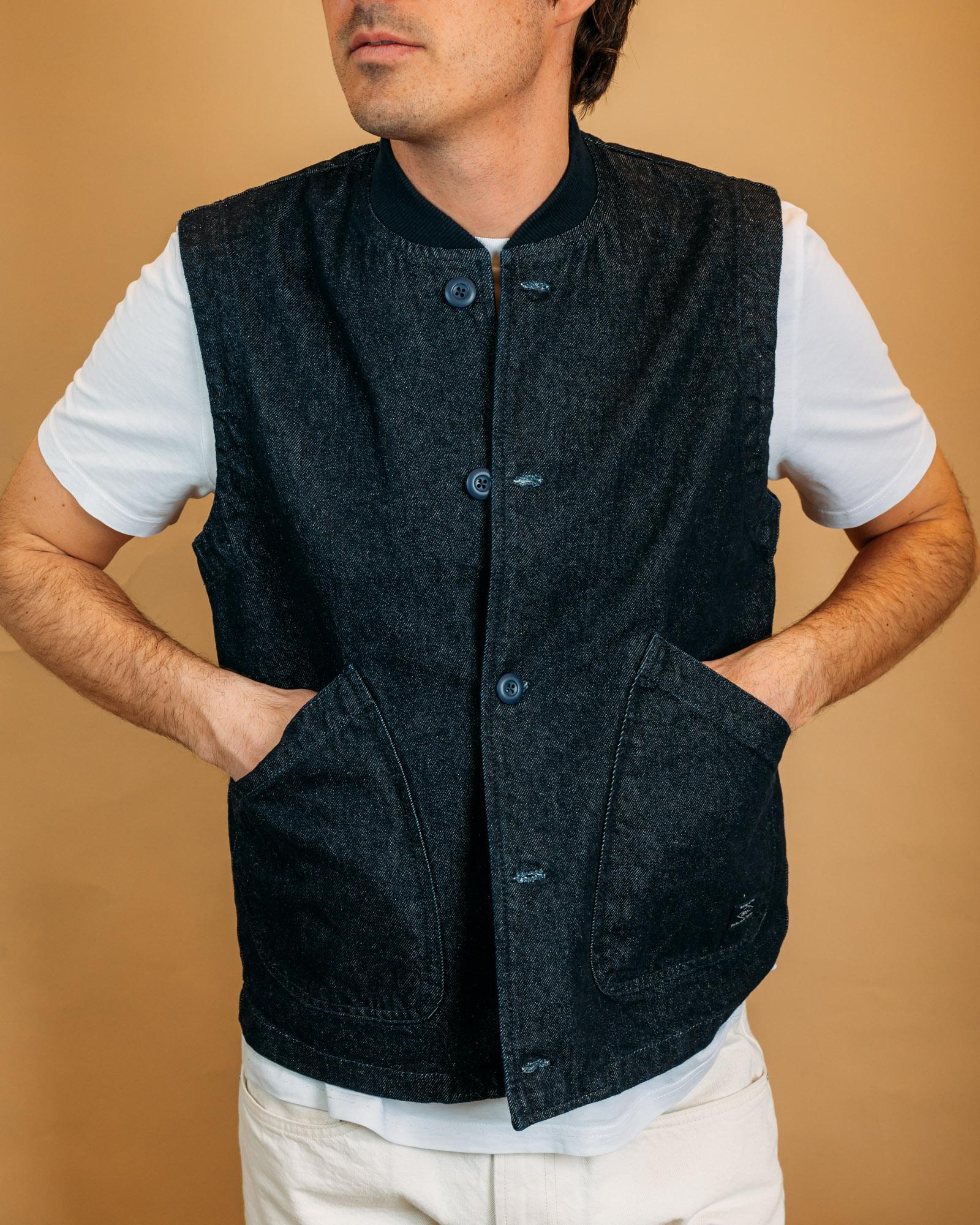Gilet Marsh Denim Dark Blue JMDNM C99 Impure 