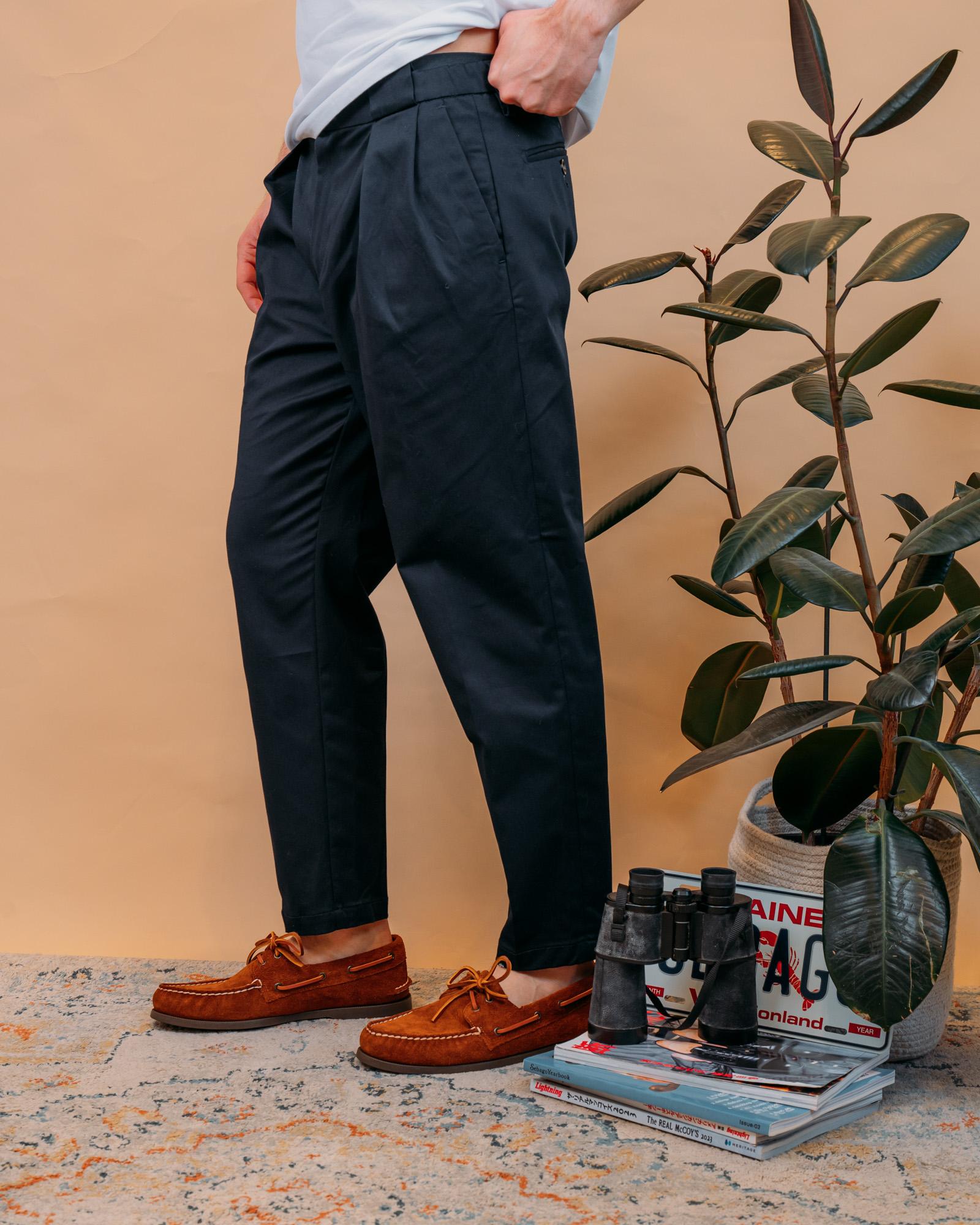 Pantaloni Tirana Navy GATIR7845S26 016 Gaffi 