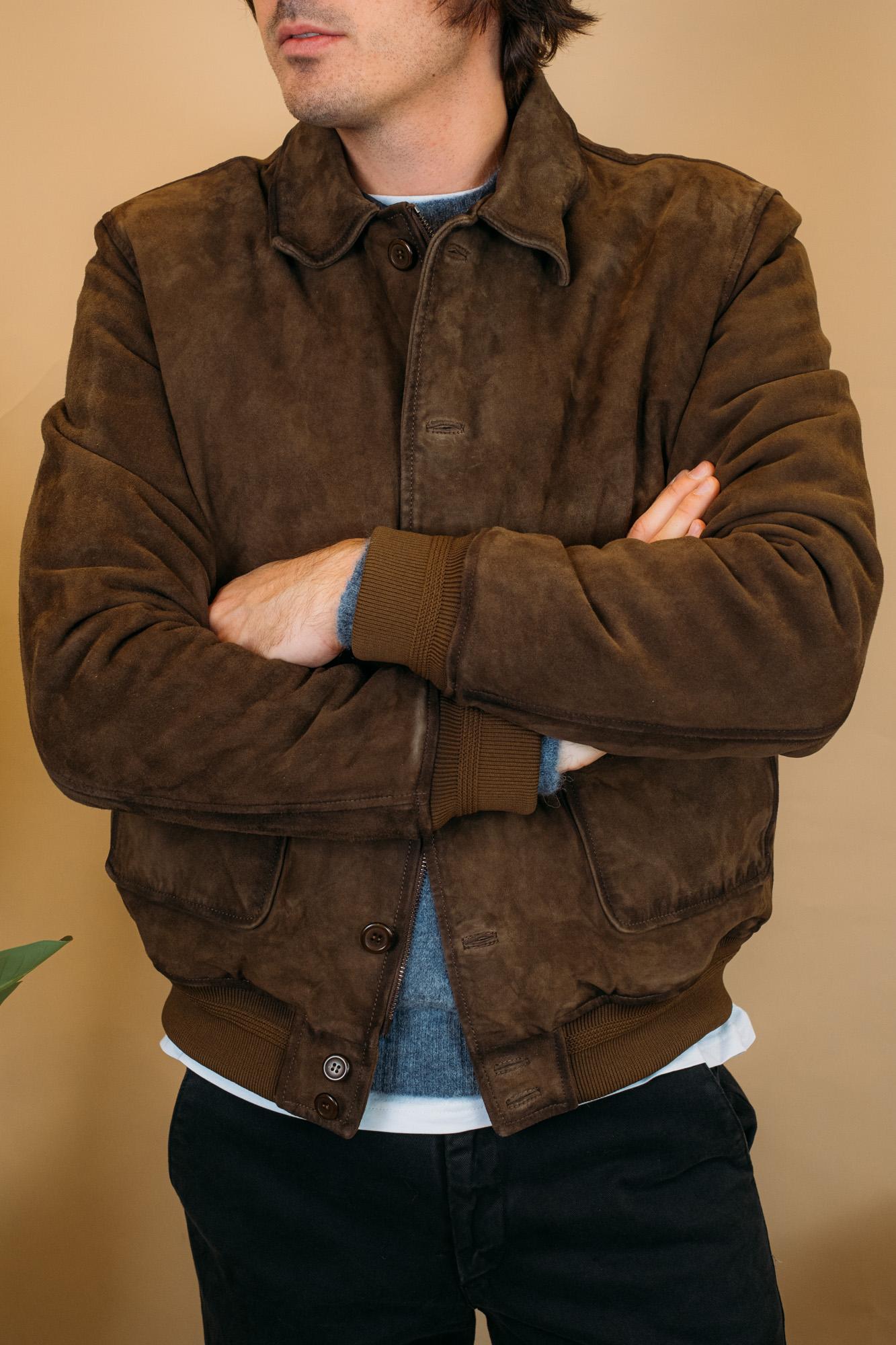 Jacket Newman Suede RRU90143CK45XXXX C0284 Roy Roger's