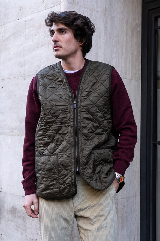 olive-barbour-ai24-polarquilt-waistcoat-zip-liner